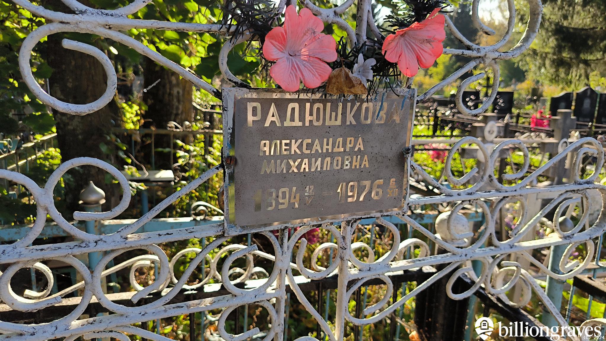 Радюшкова Александра Михаиловна