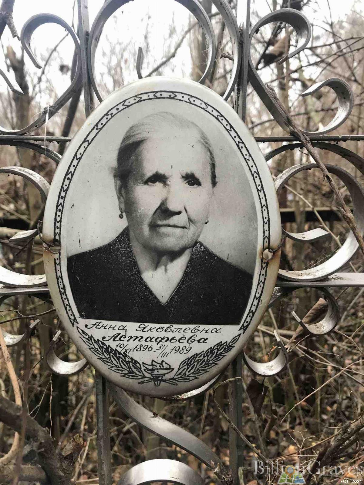 Астафьева Анна Яковлевна