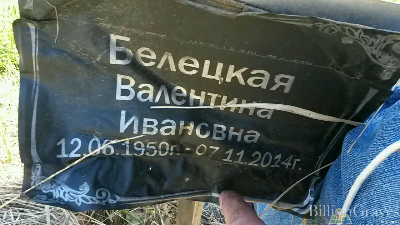 Белецкая Валентина Ивановна