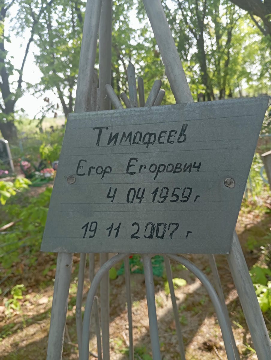 Тимофеев Егор Егорович