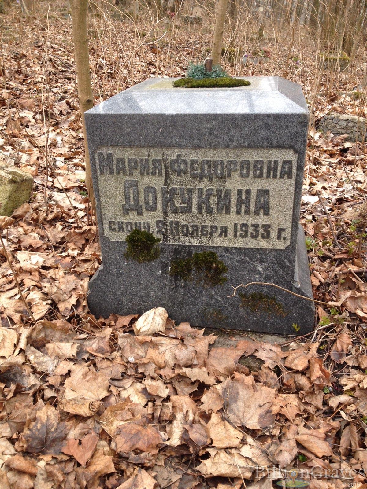 Докукина Мария Федоровна
