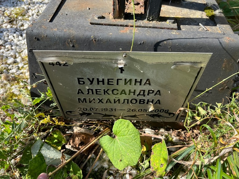 Бунегина Александра Михайловна