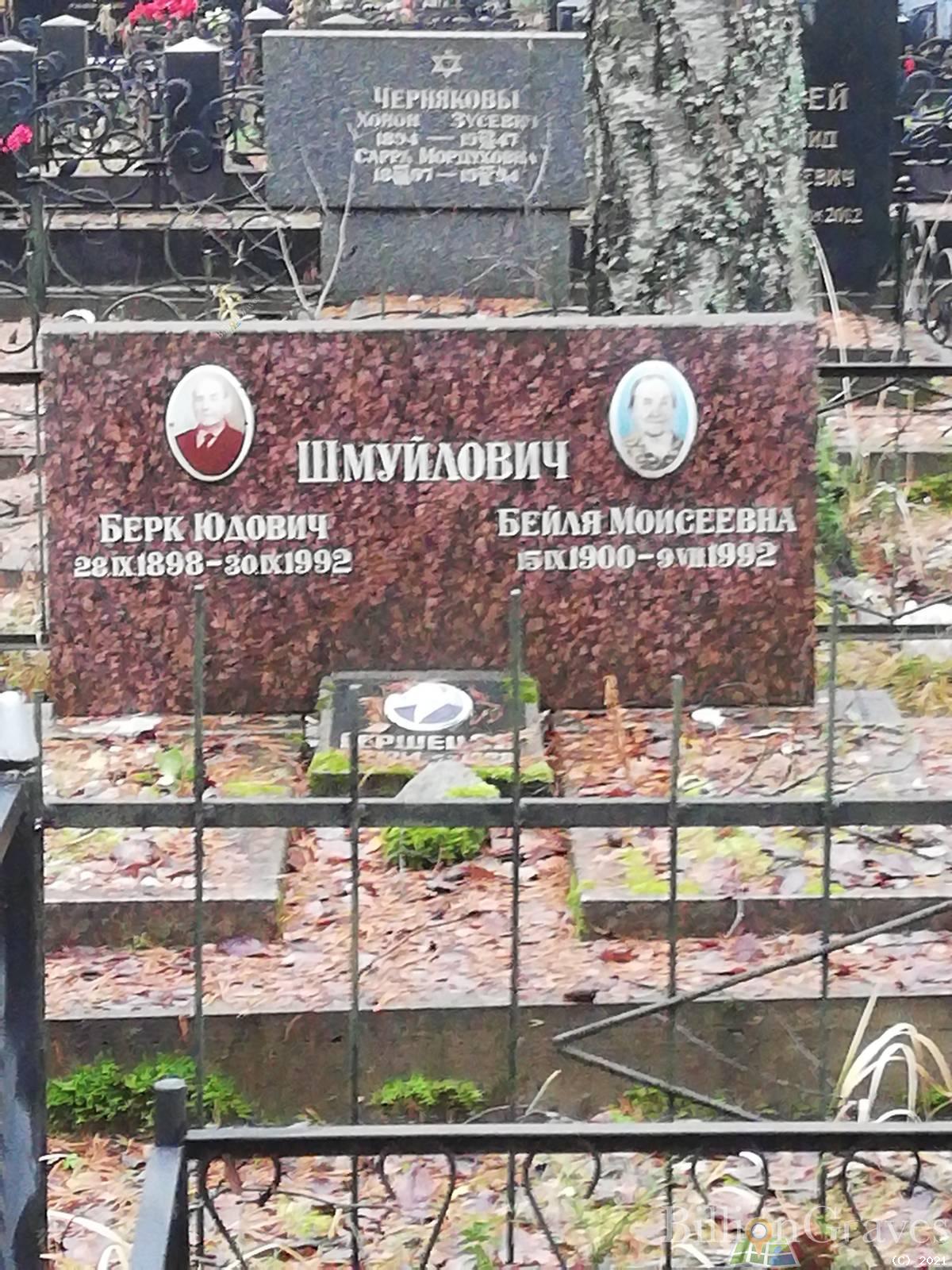 Шмуйлович Бейля Моисеевна
