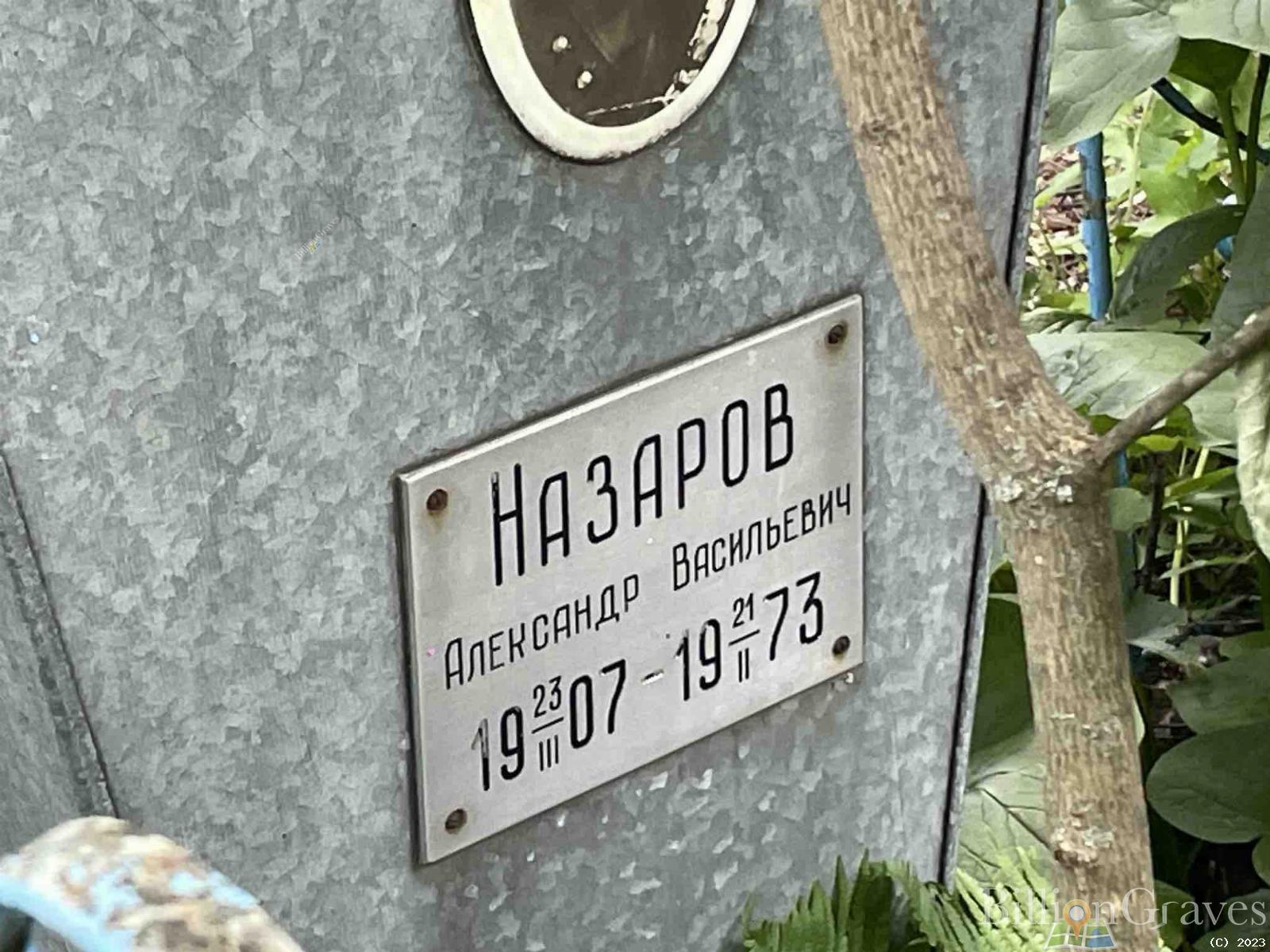 Назаров Александр Васильевич