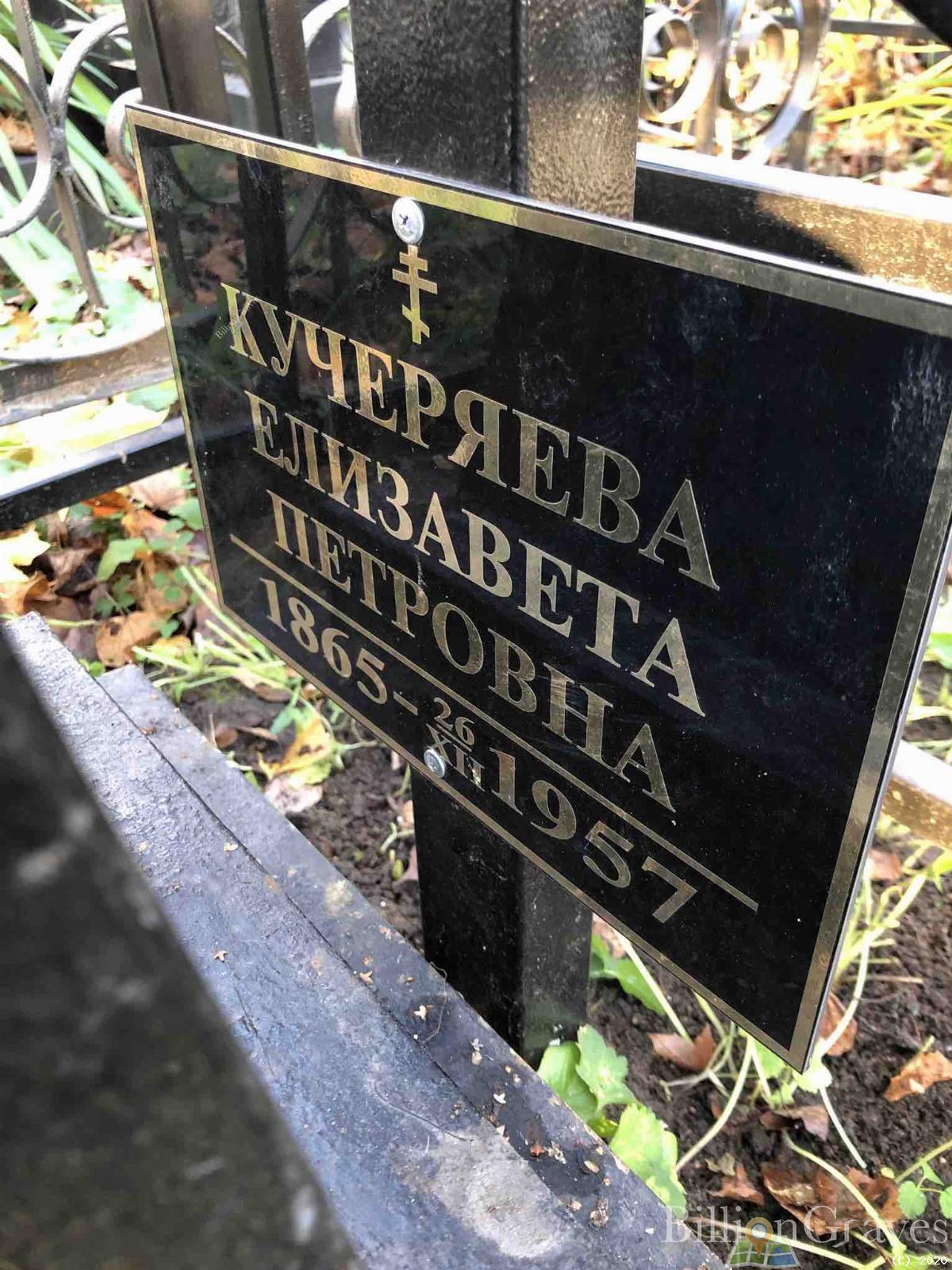 Кучеряева Елизавета Петровна