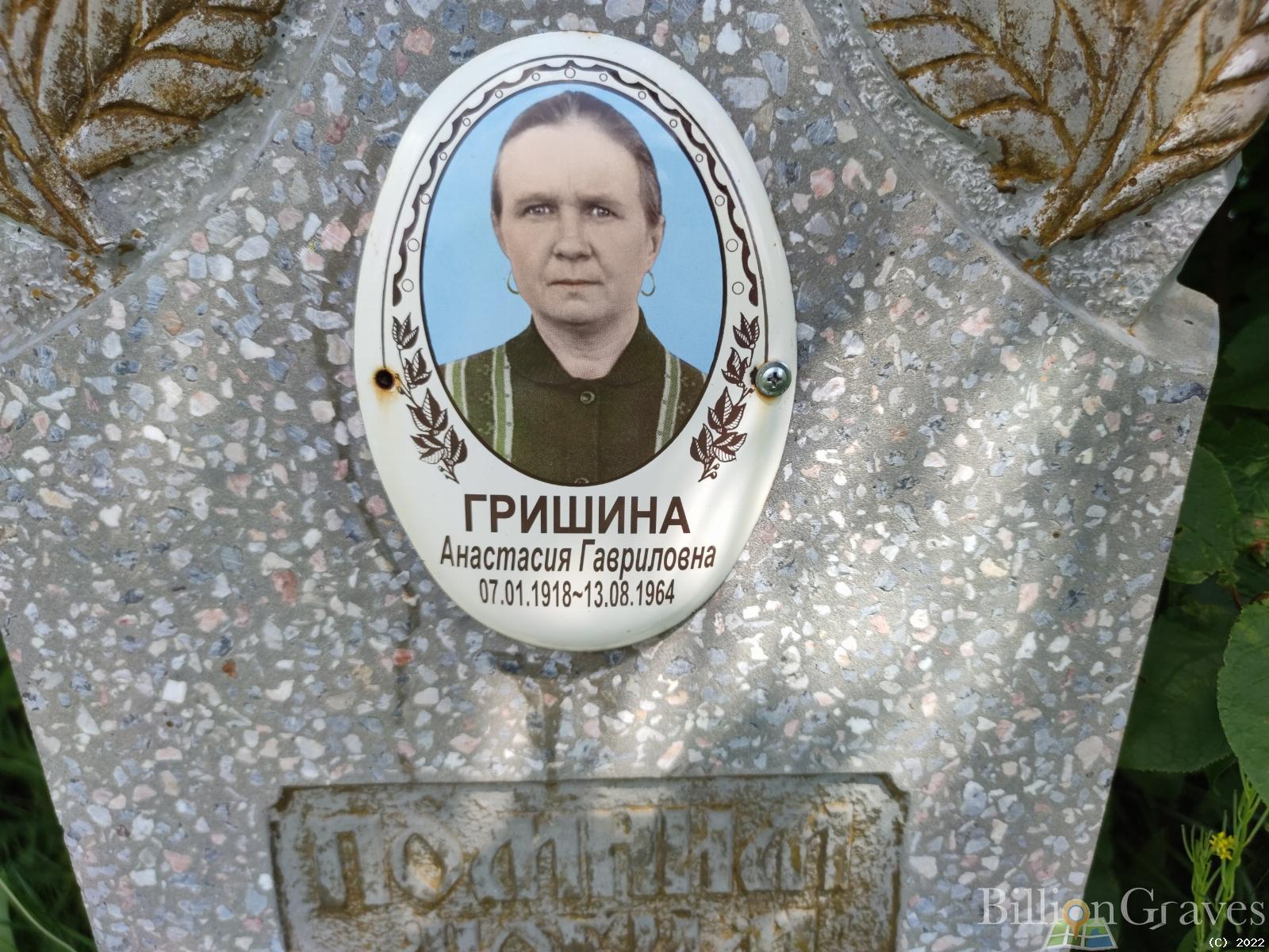 Гришина Анастасия Гавриловна