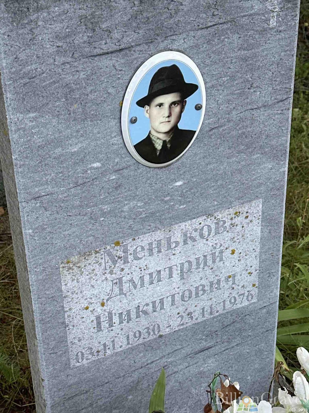 Меньков Дмитрий Никитович