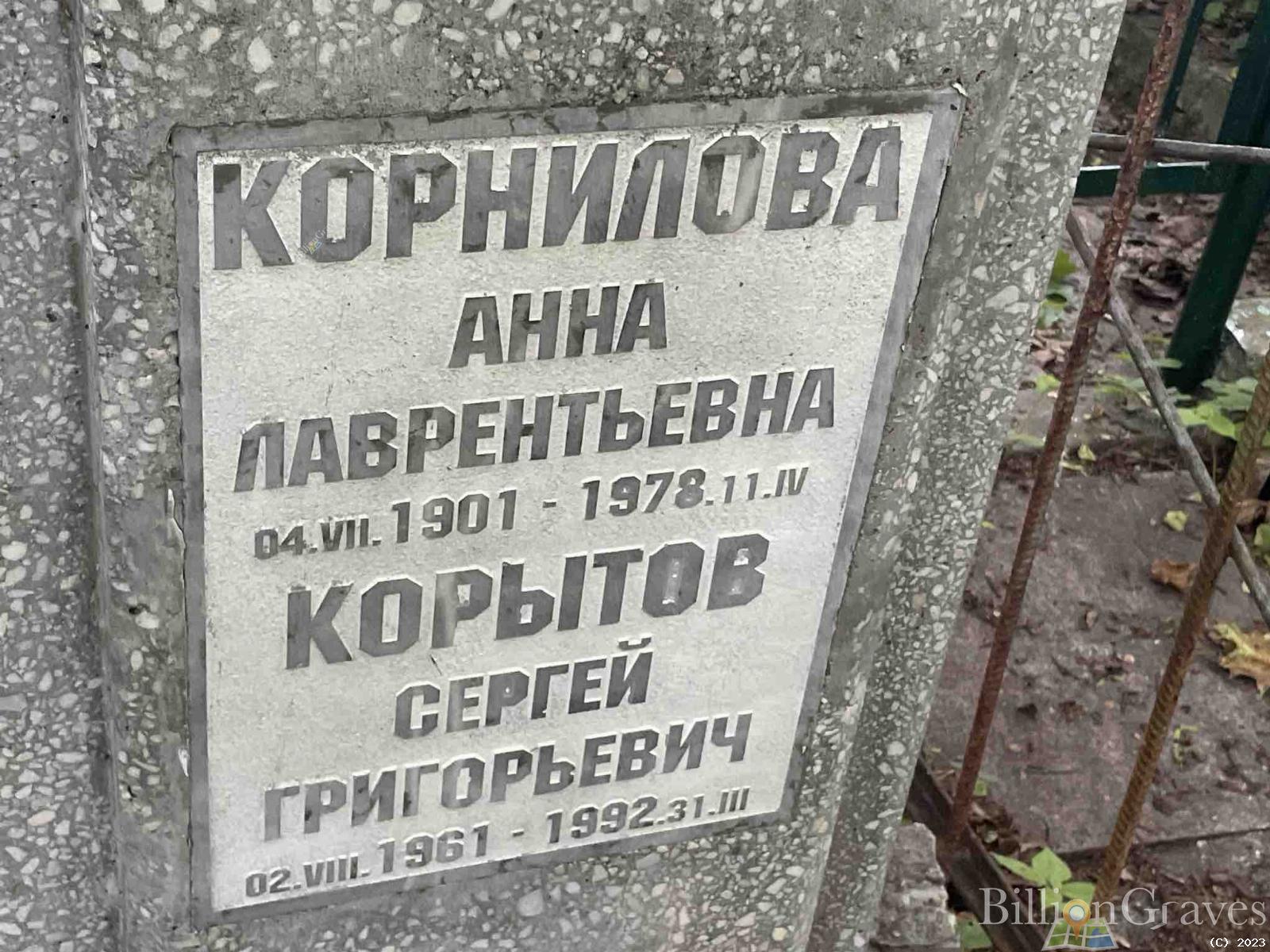 Корытов Сергей Григорьевич