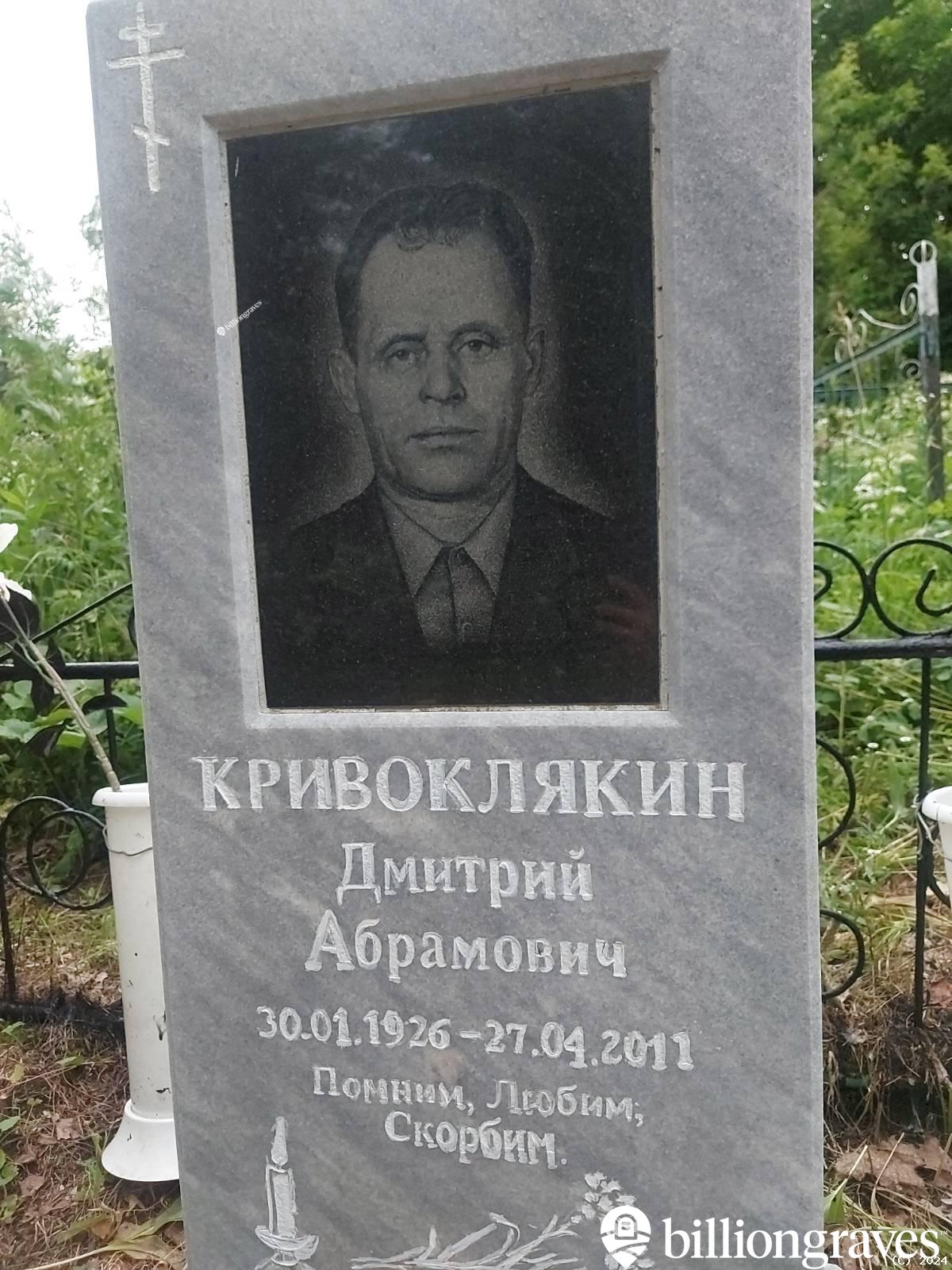 Кривоклякин Дмитрий Абрамович