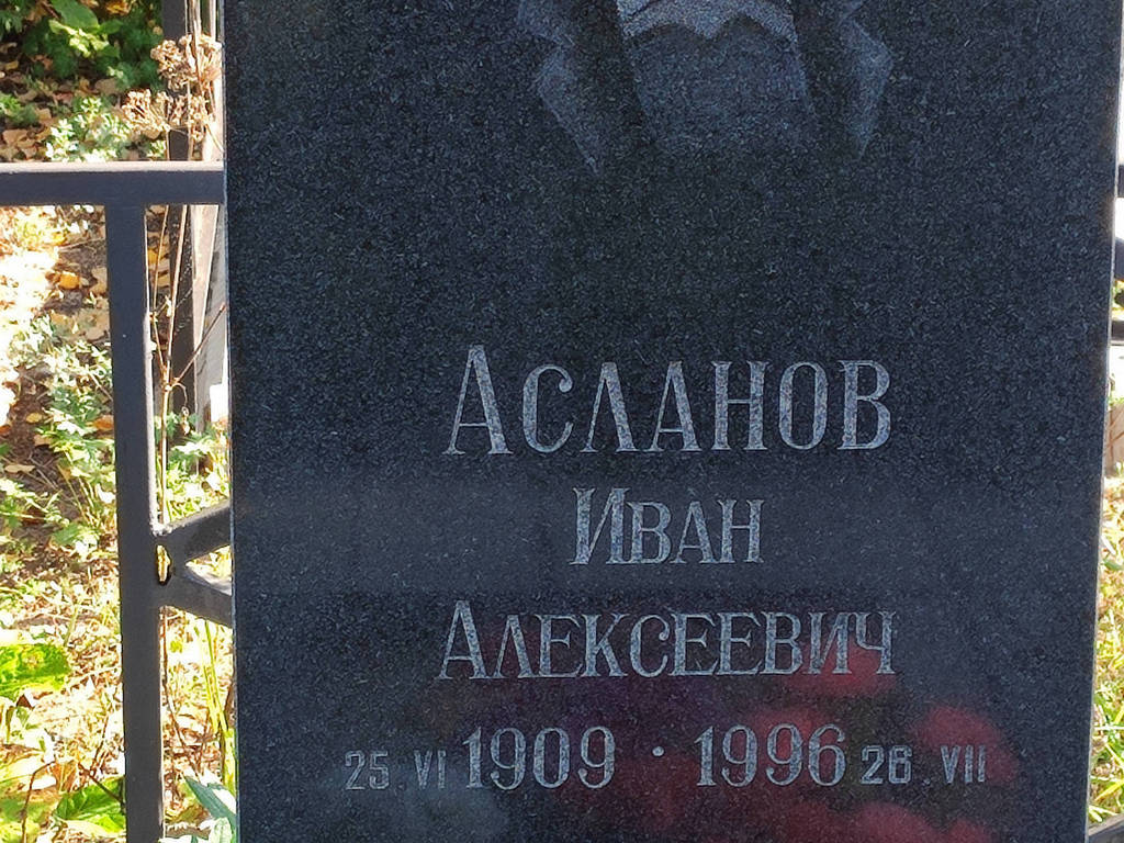 Асланов Иван Алексеевич