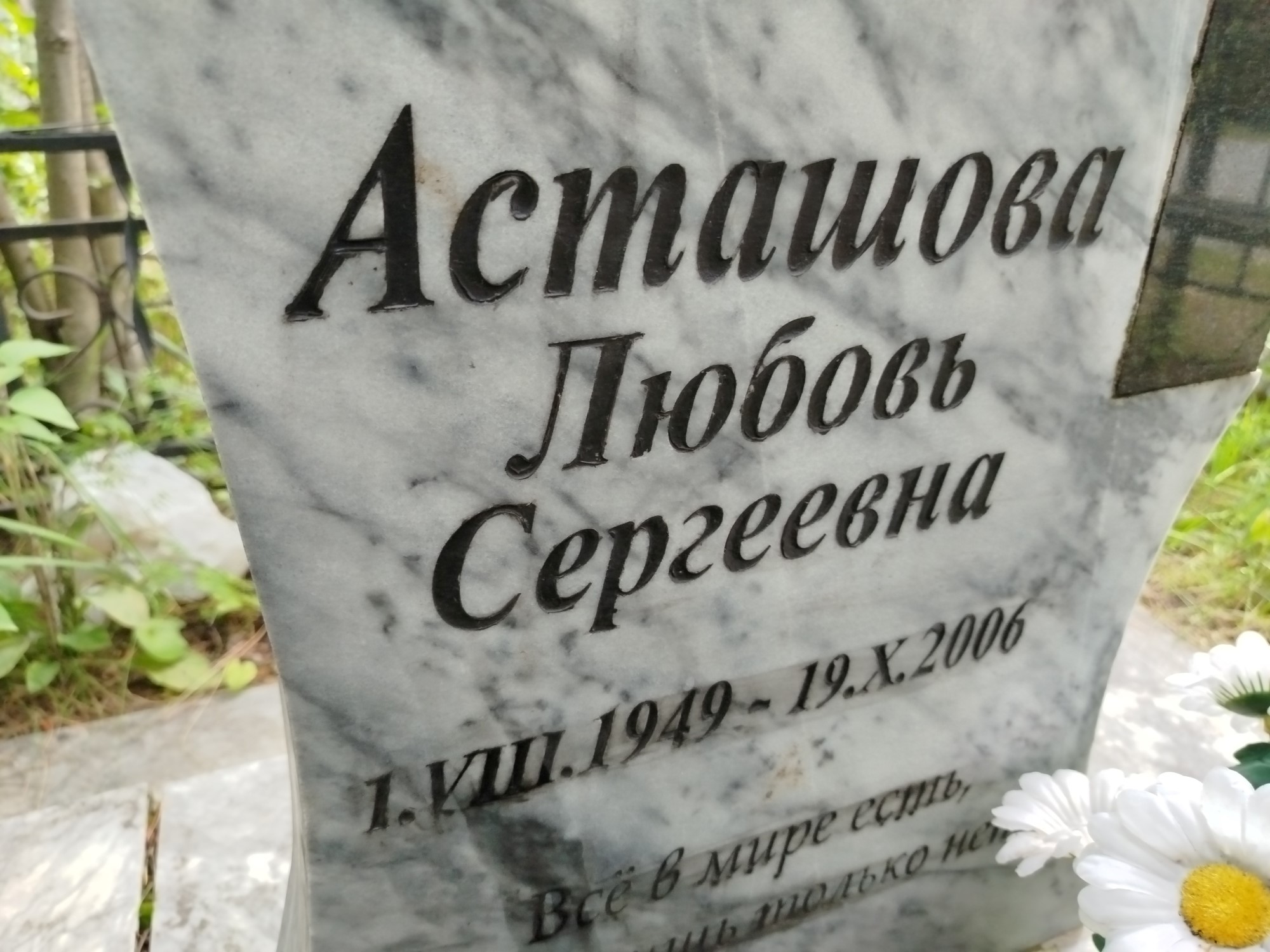 Асташова Любовь Сергеевна