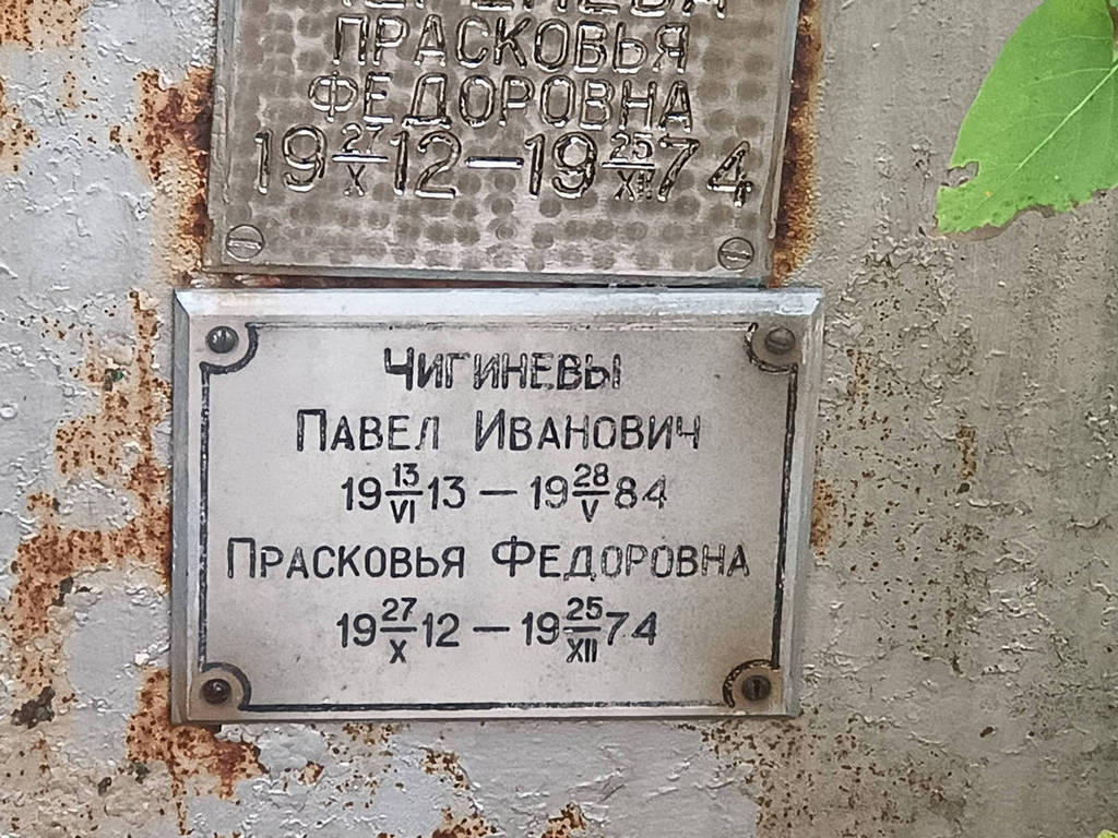 Чигинева Прасковья Федоровна
