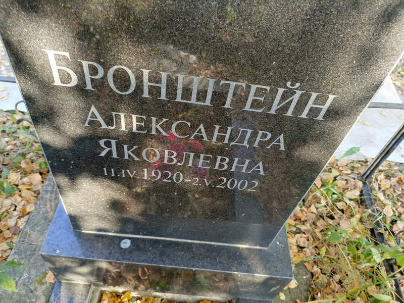 Александра Бронштейн Яковлевна
