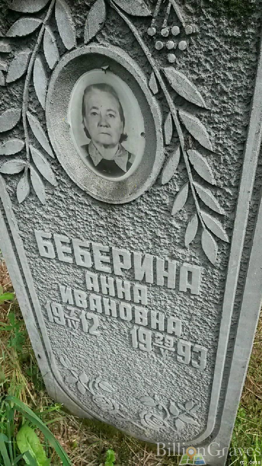 Беберина Анна Ивановна