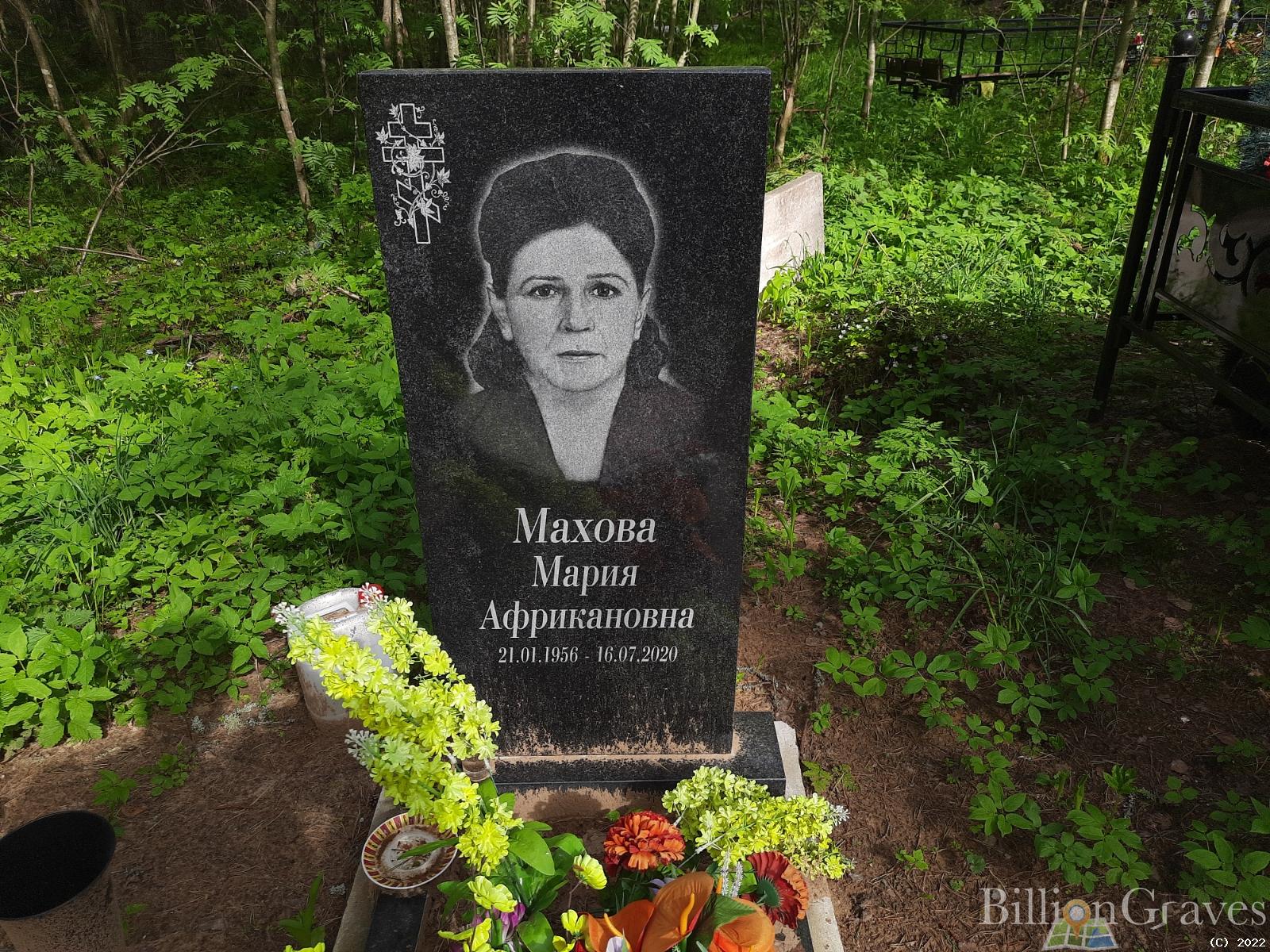 Махова Мария Африкановна