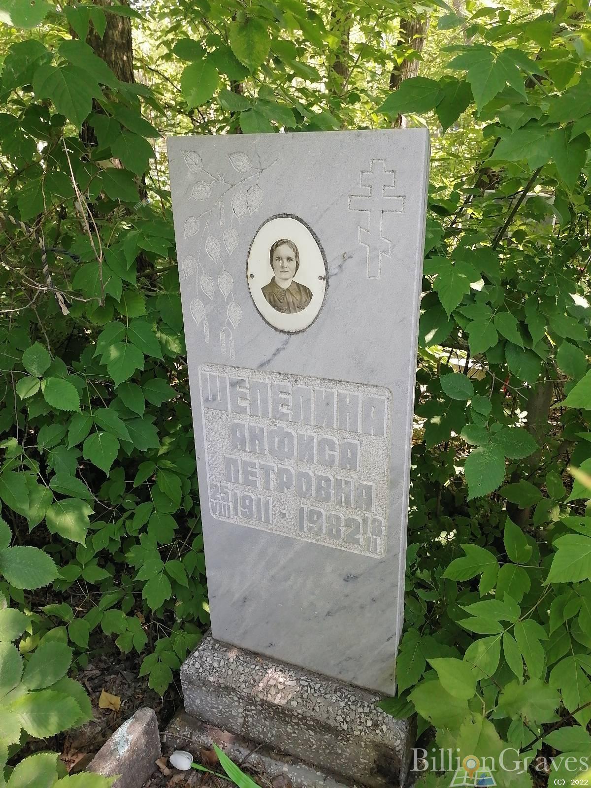 Шепелина Анфиса Петровна