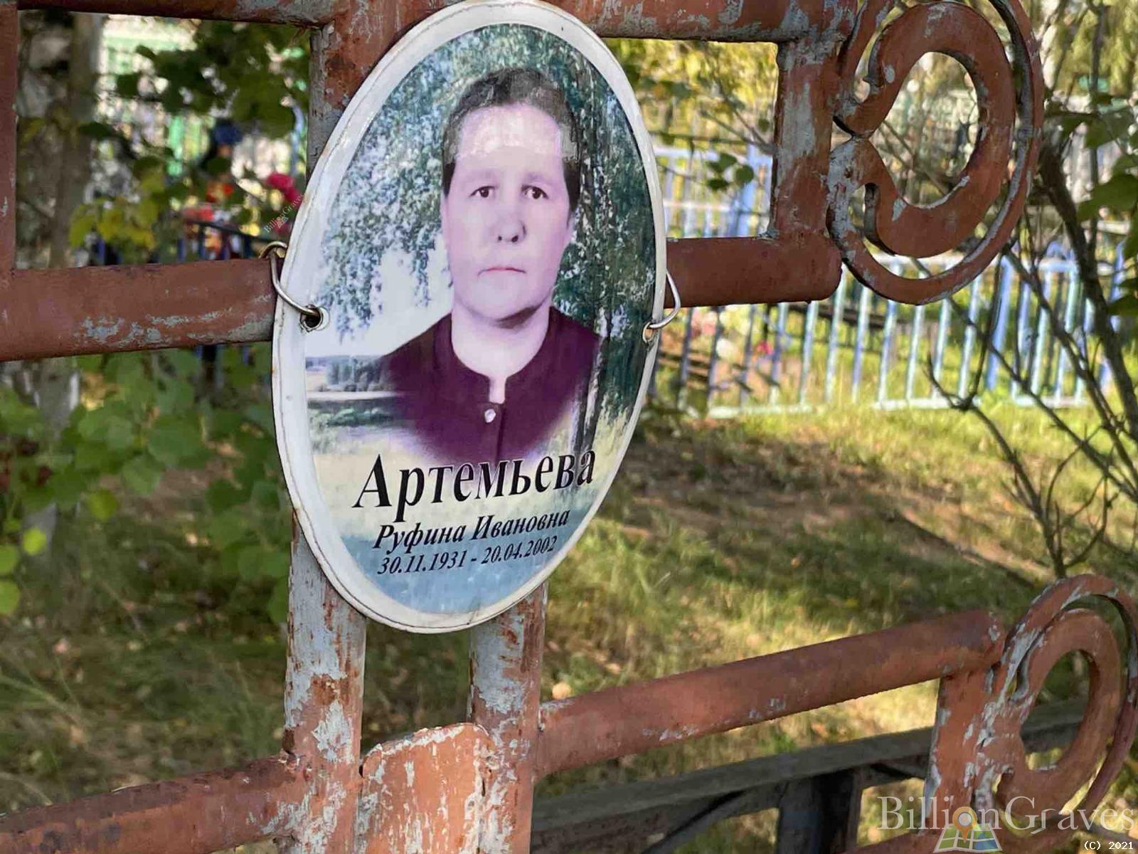 Артемьева Руфина Ивановна