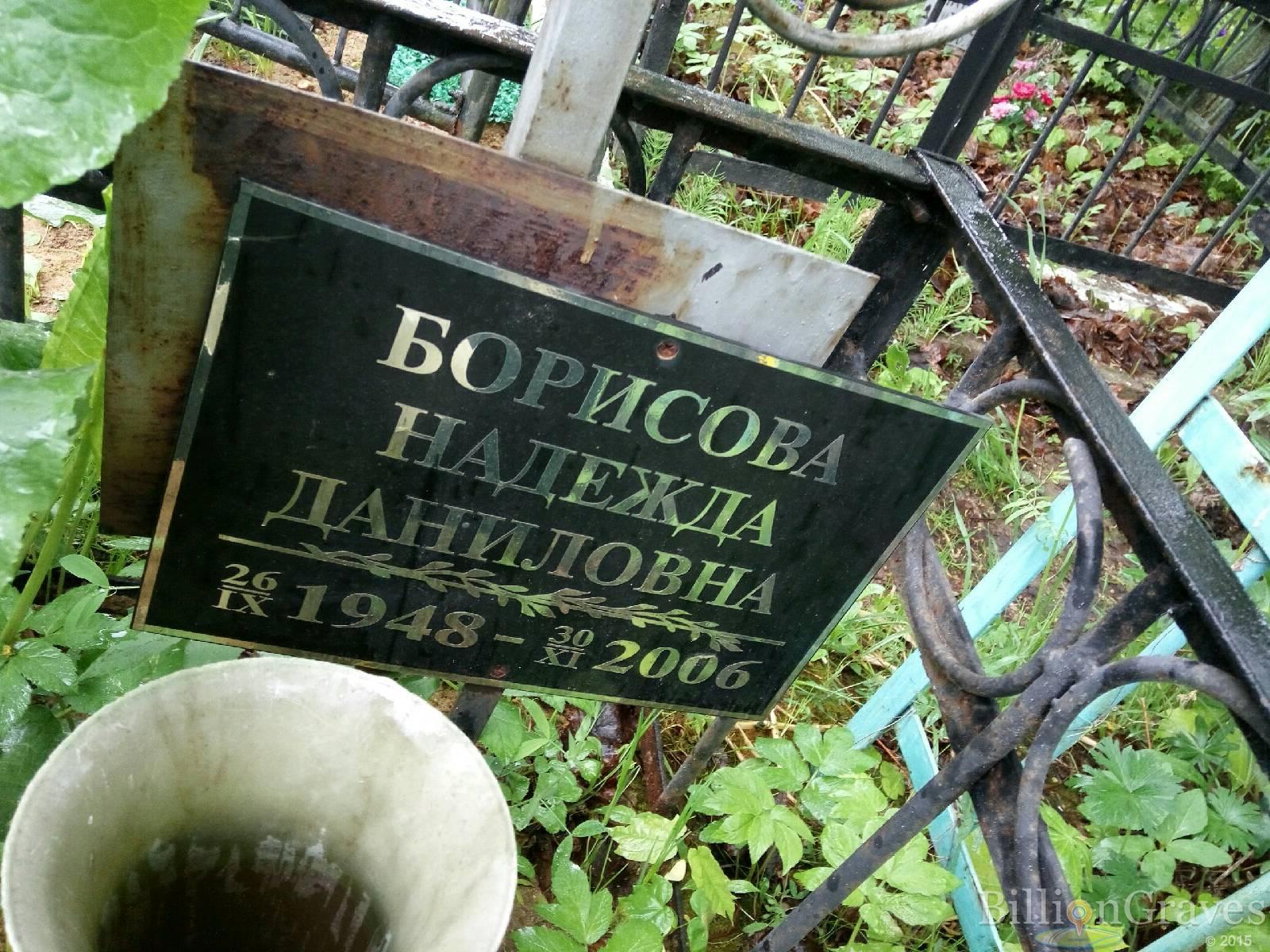 Борисова Надежда Даниловна