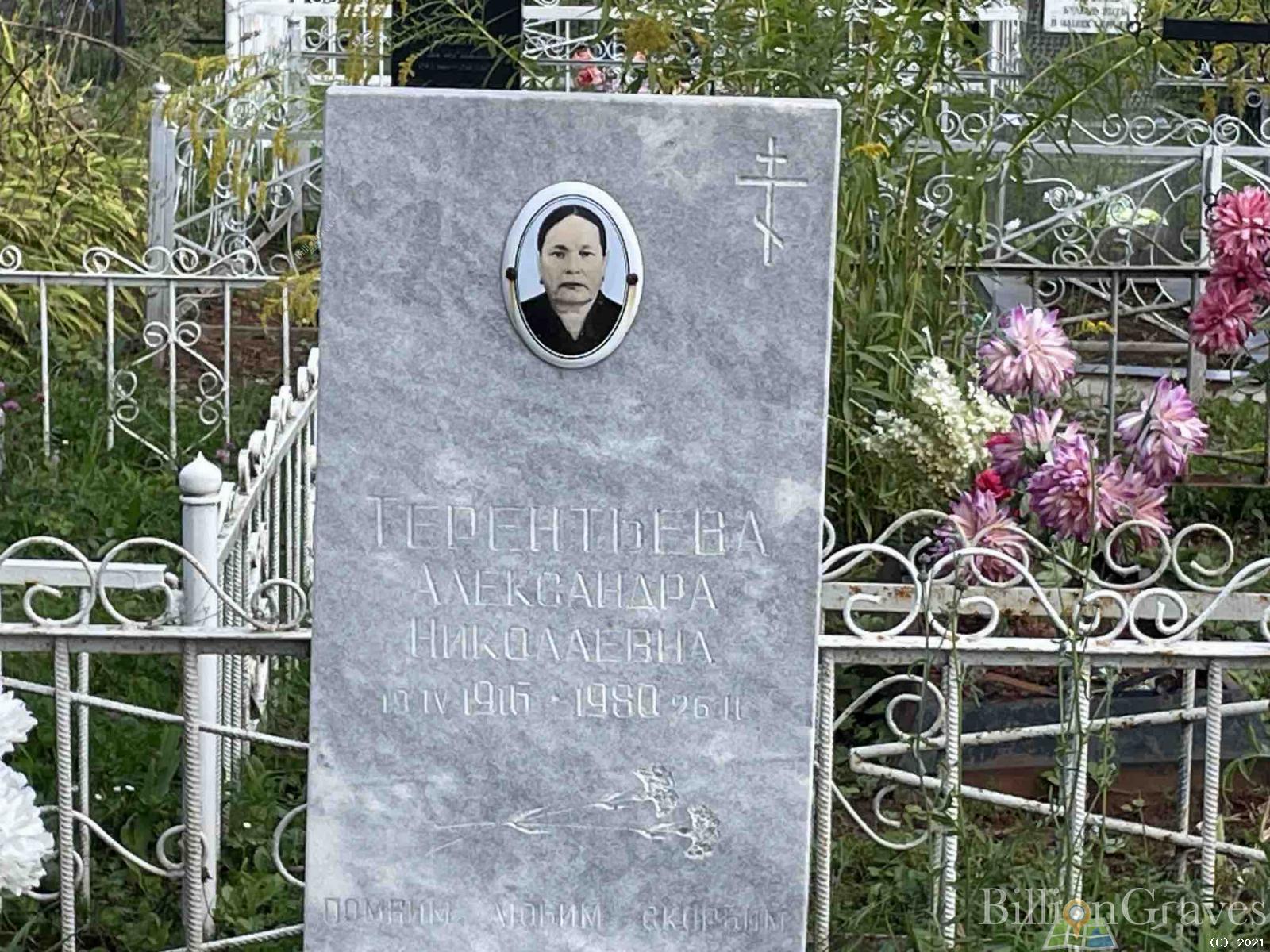 Терентьева Александра Николаевна