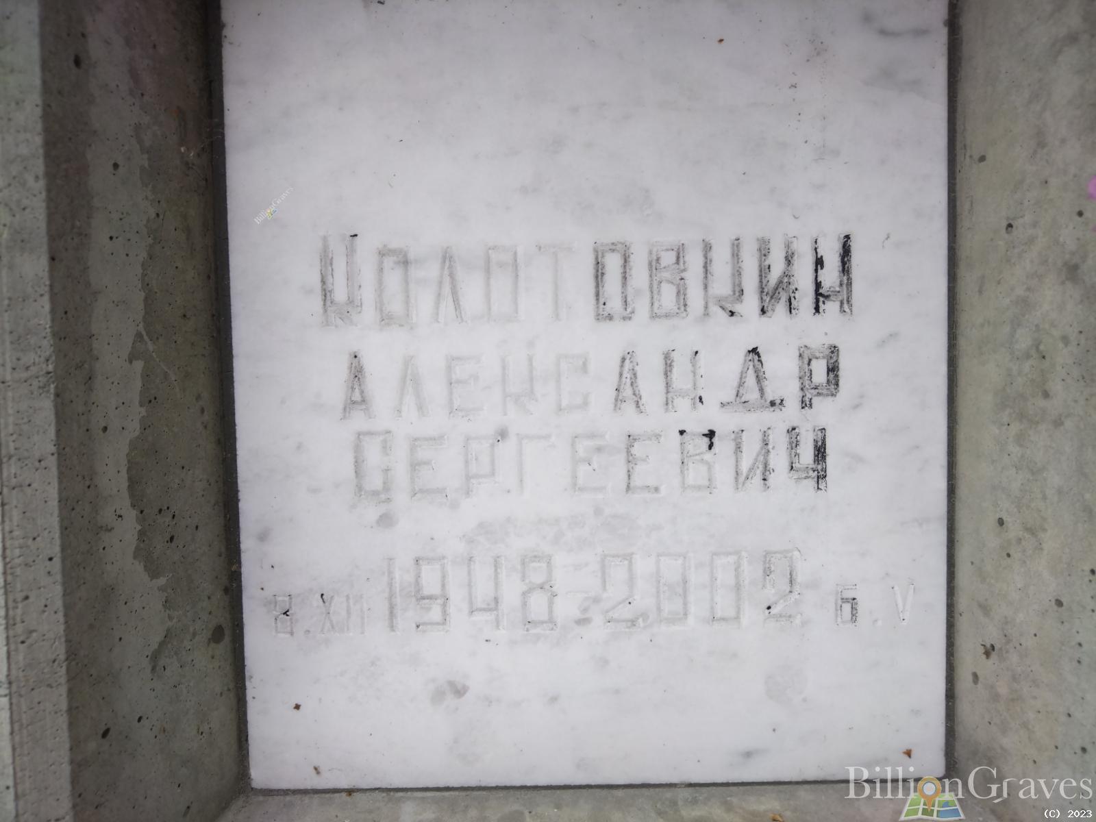 Колотовкин Александр Сергеевич