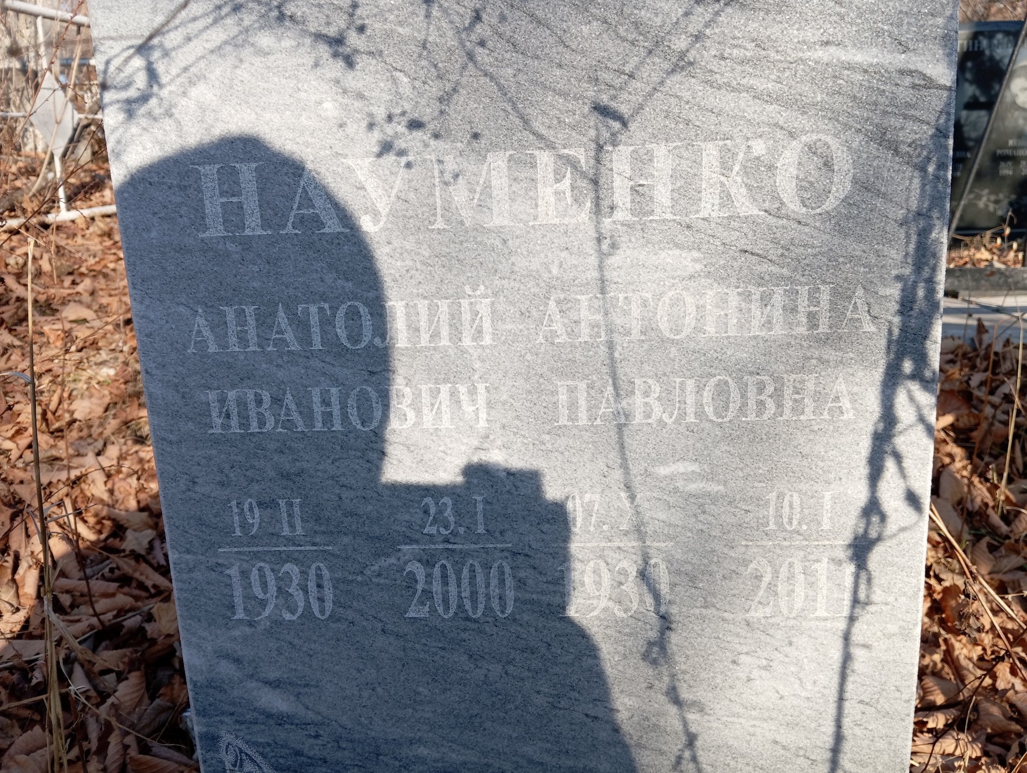 Науменко Антонина Павловна