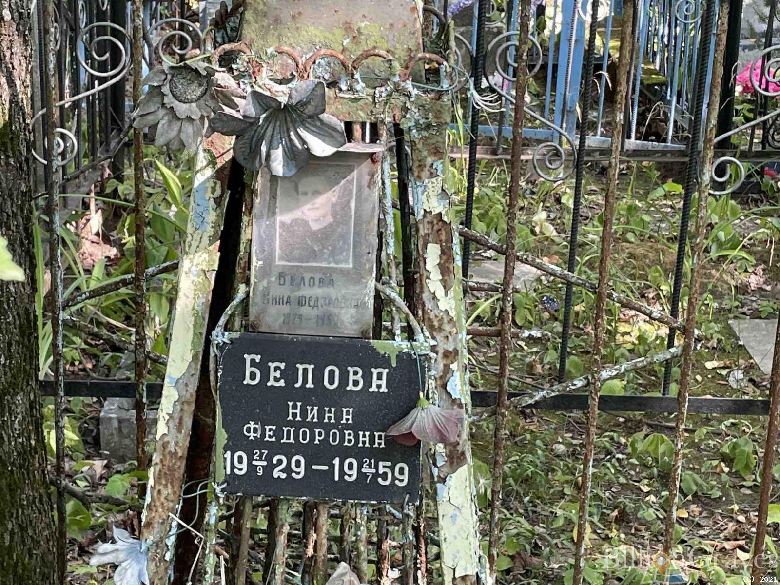 Белова Нина Федоровна