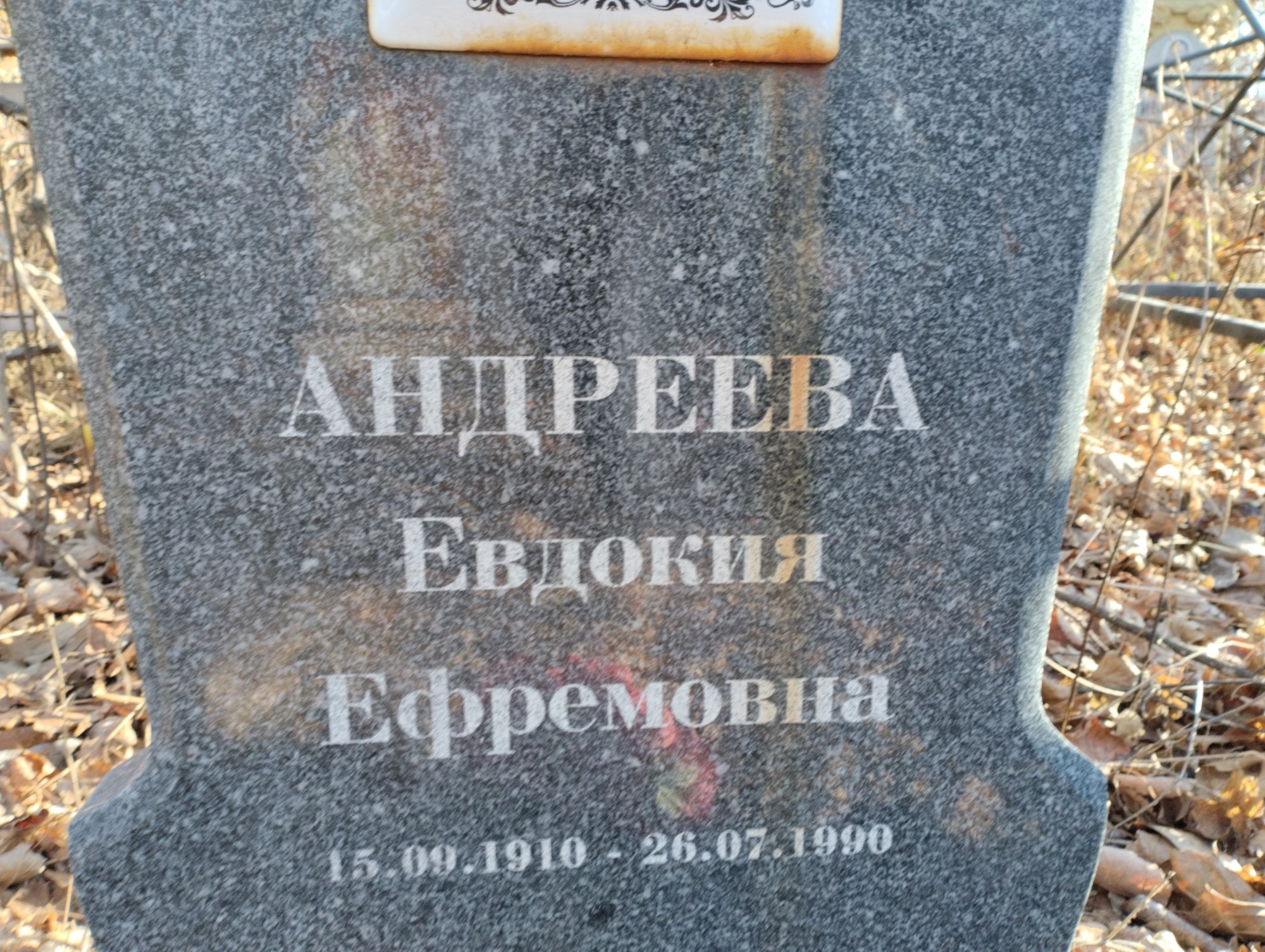 Андреева Евдокия Ефремовна