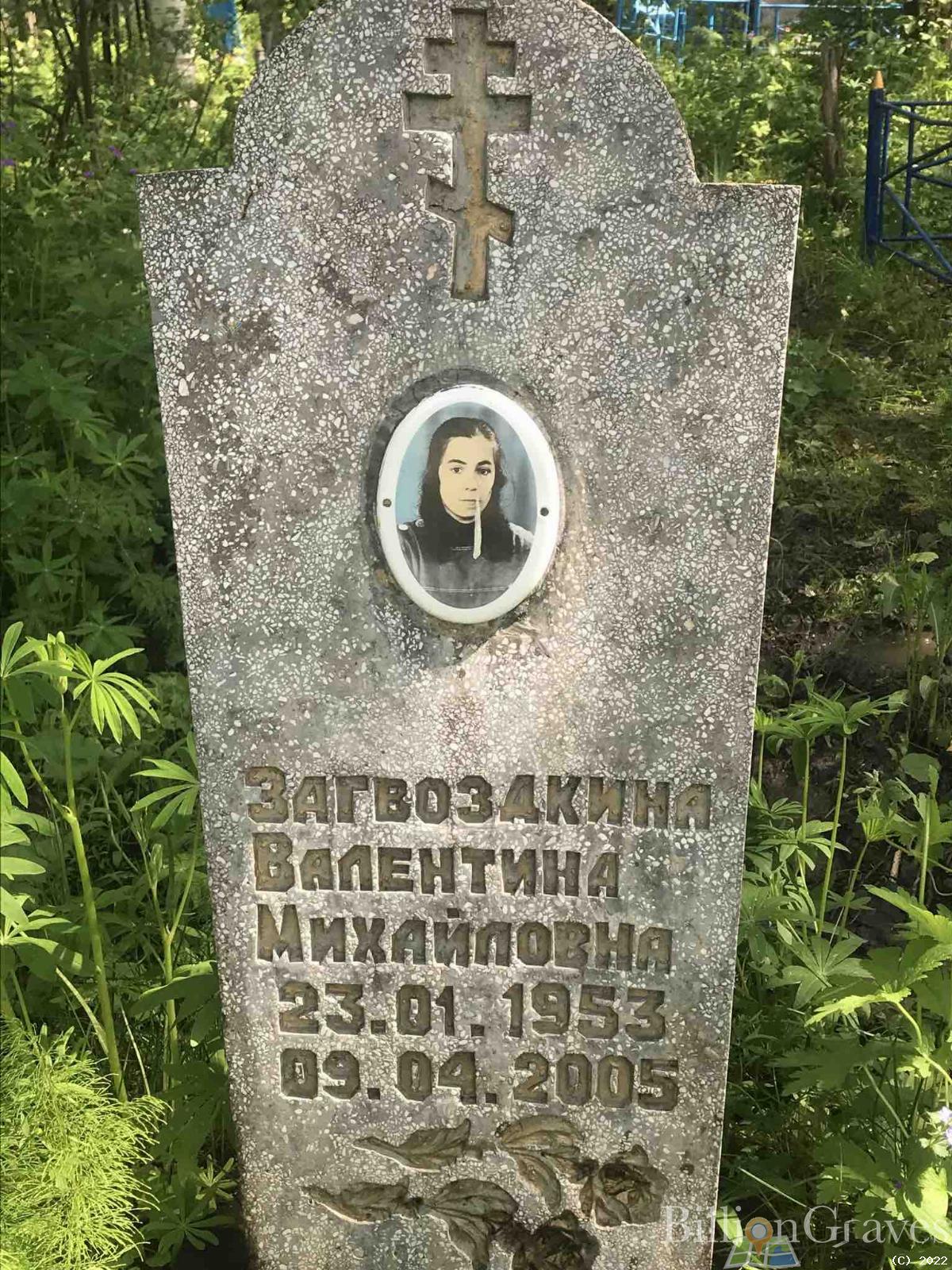 Загвозкина Валентина Михайловна