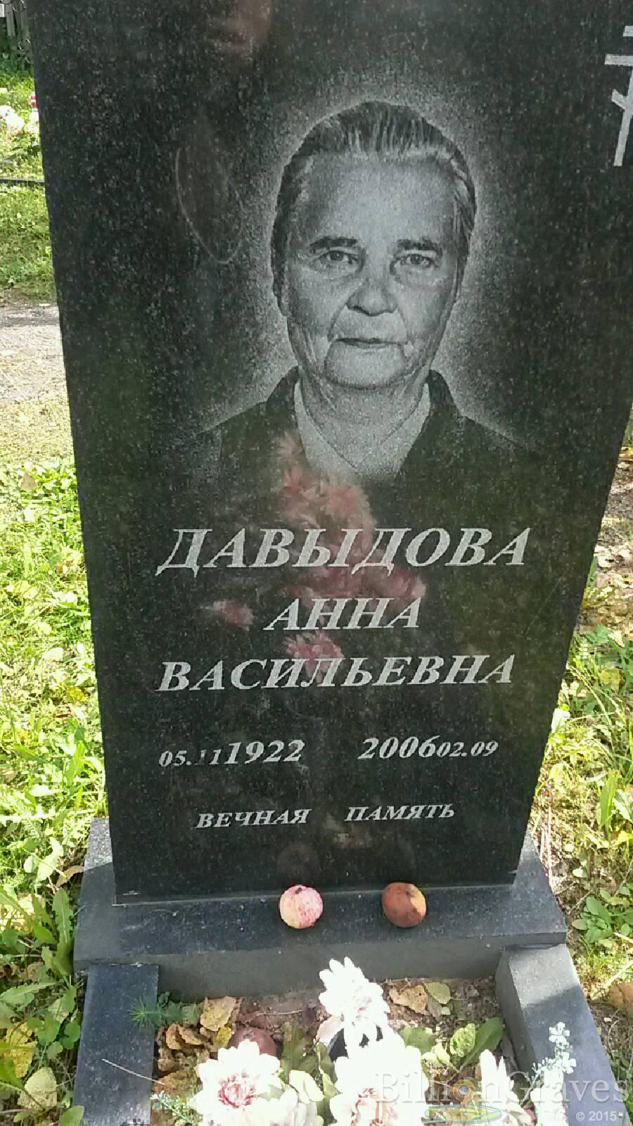 Давыдова Анна Васильевна
