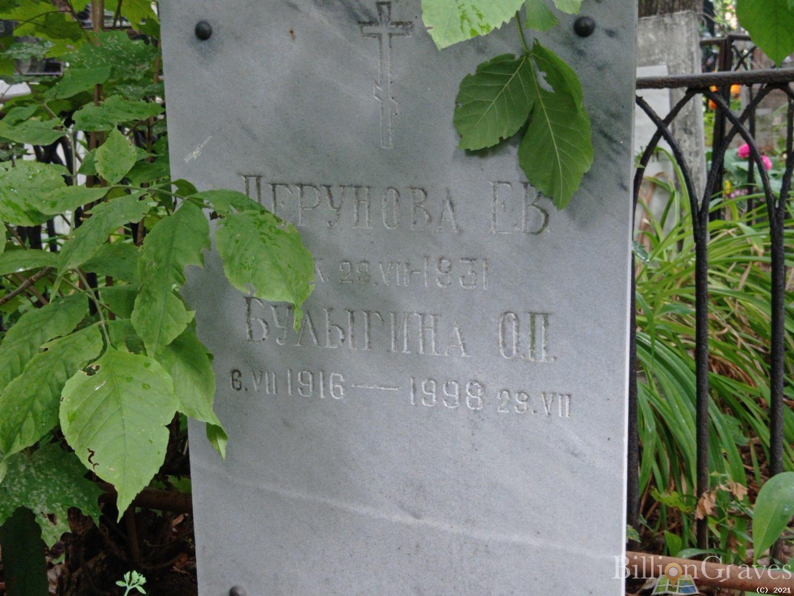 Булыгина О. П.
