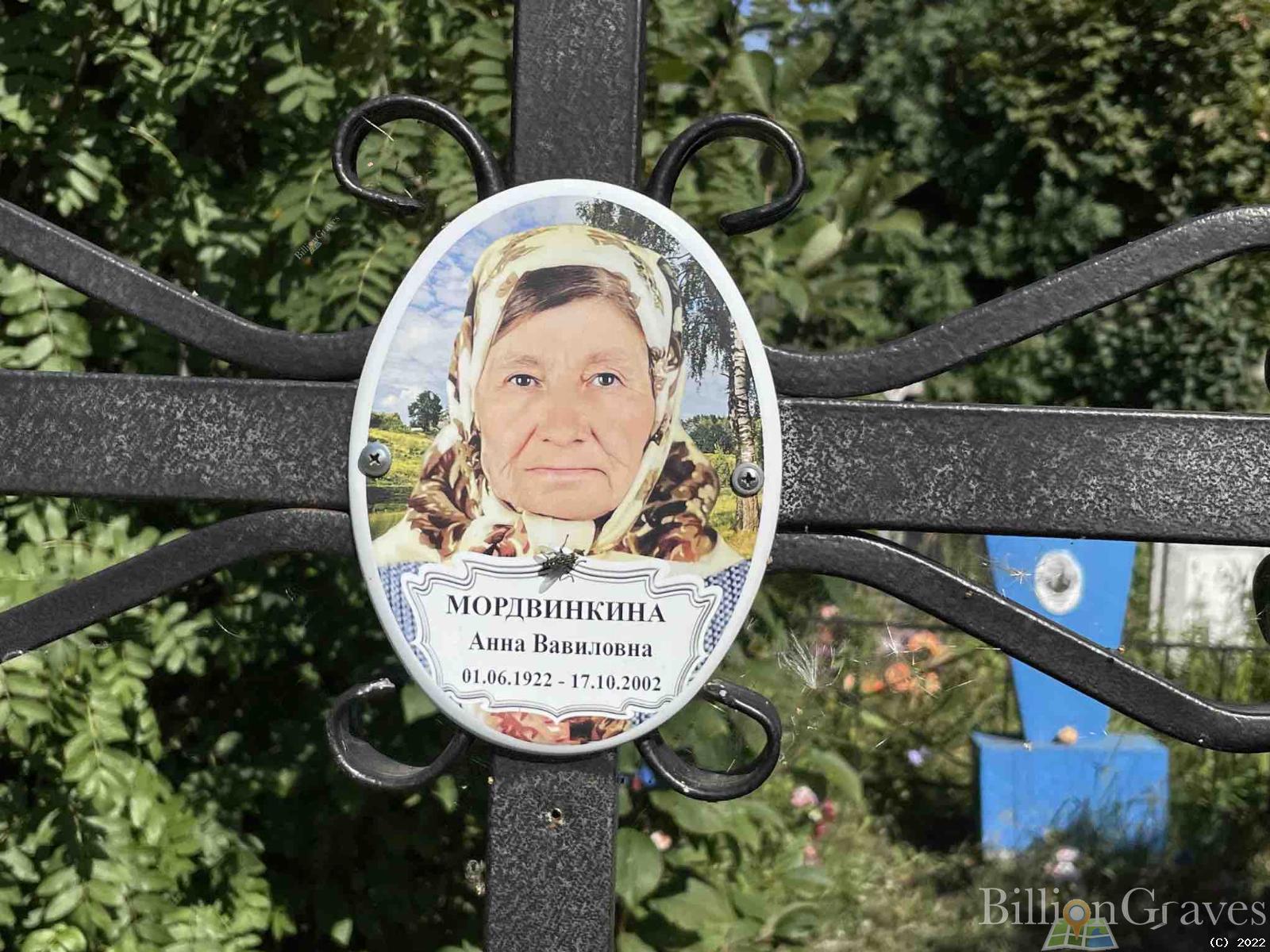 Мордвинкина Анна Вавиловна