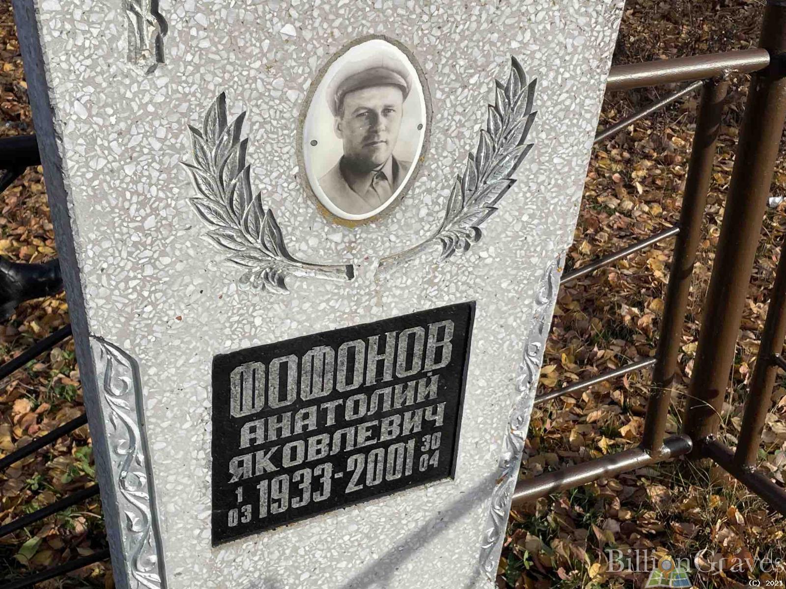 Фофонов Анатолий Яковлевич