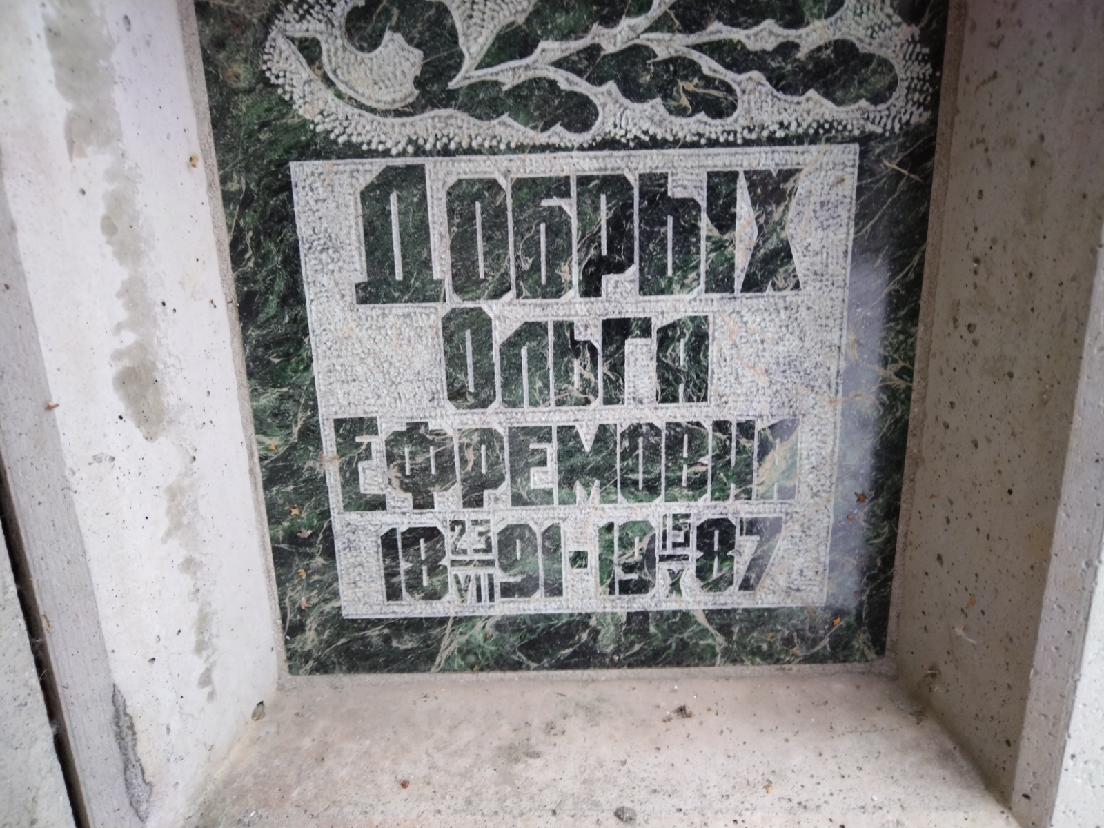 Добрых Ольга Ефремовна