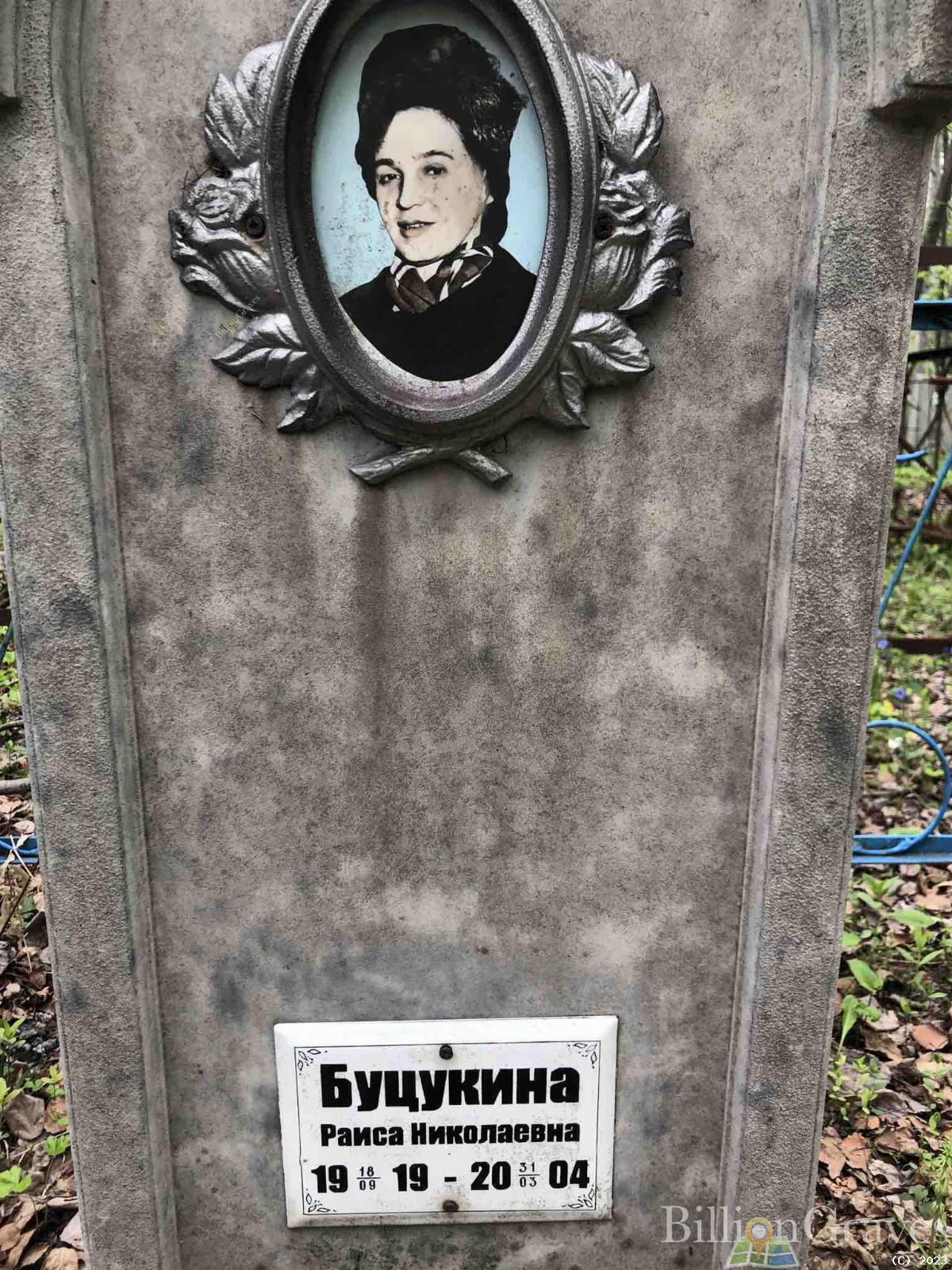 Буцукина Раиса Николаевна