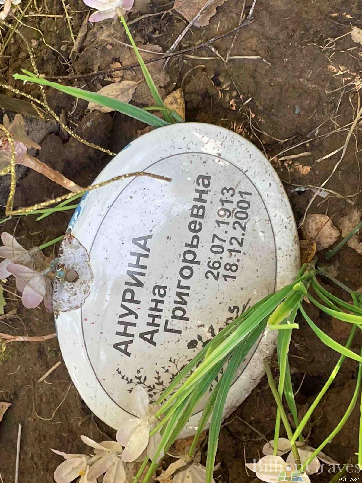 Анурина Анна Григорьевна