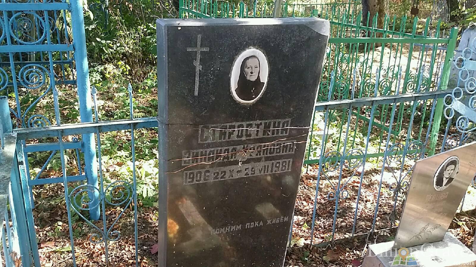 Старостина Зинаида Ивановна