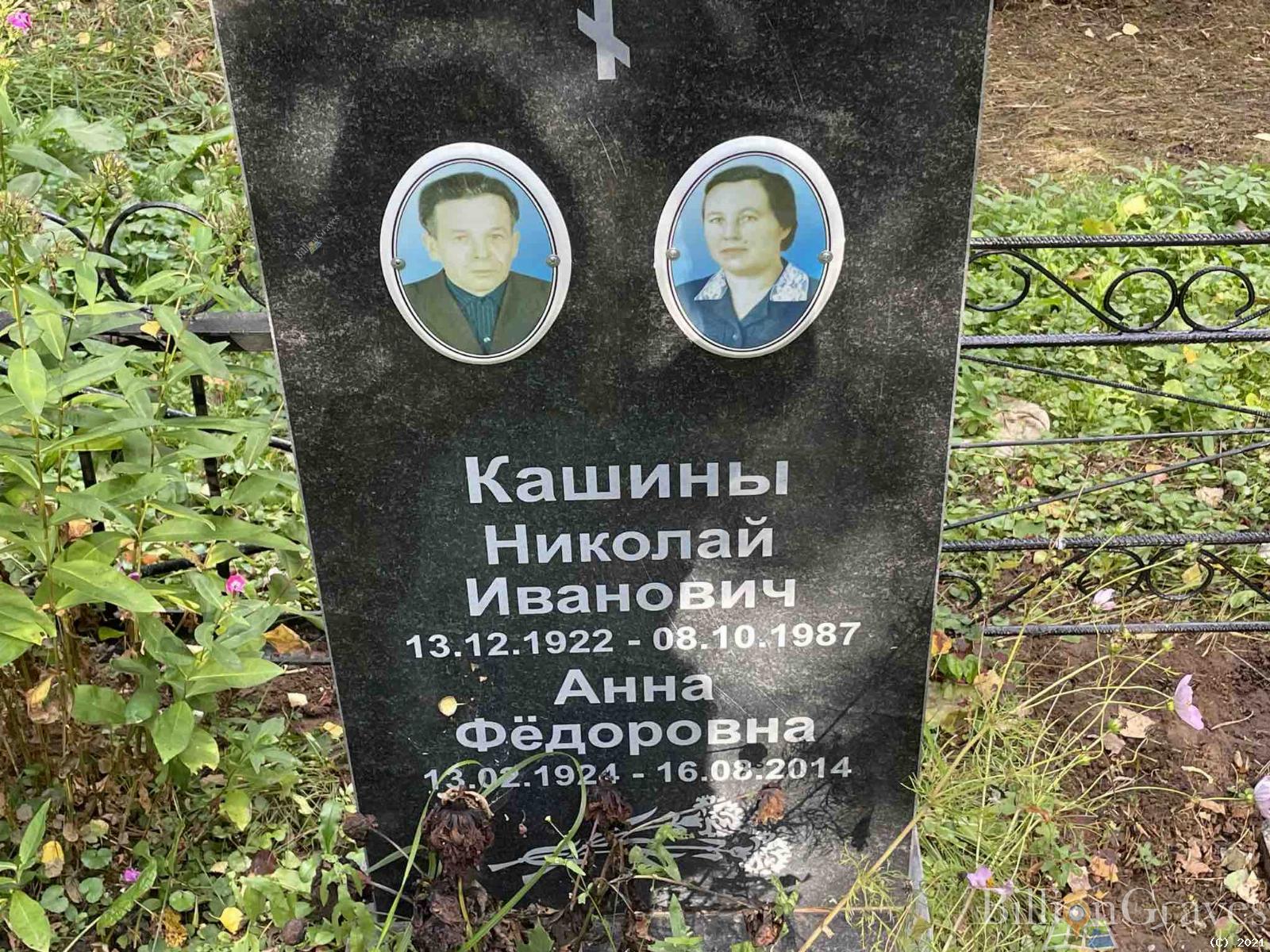 Кашина Анна Фёдоровна