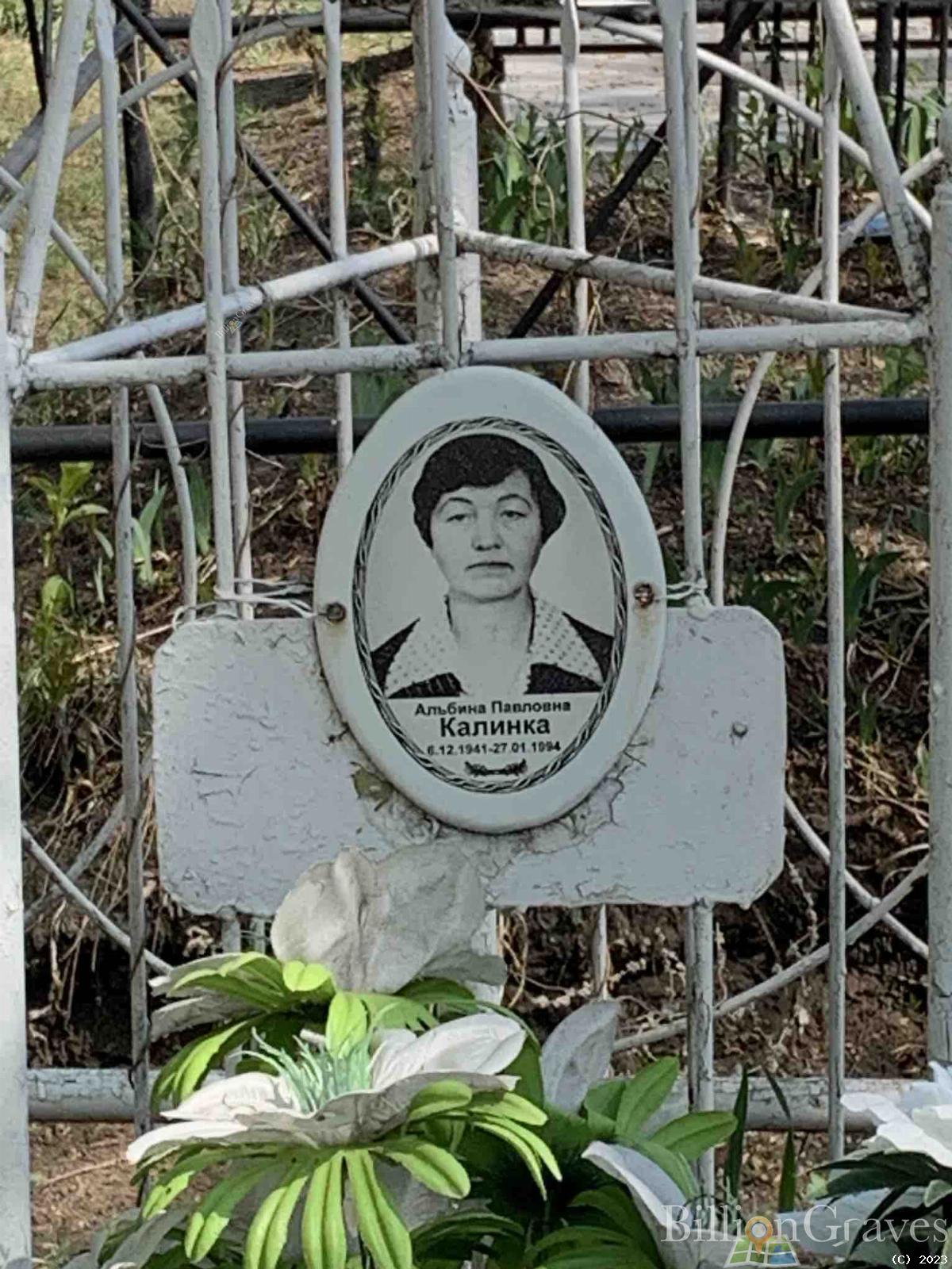 Калинка Альбина Павловна