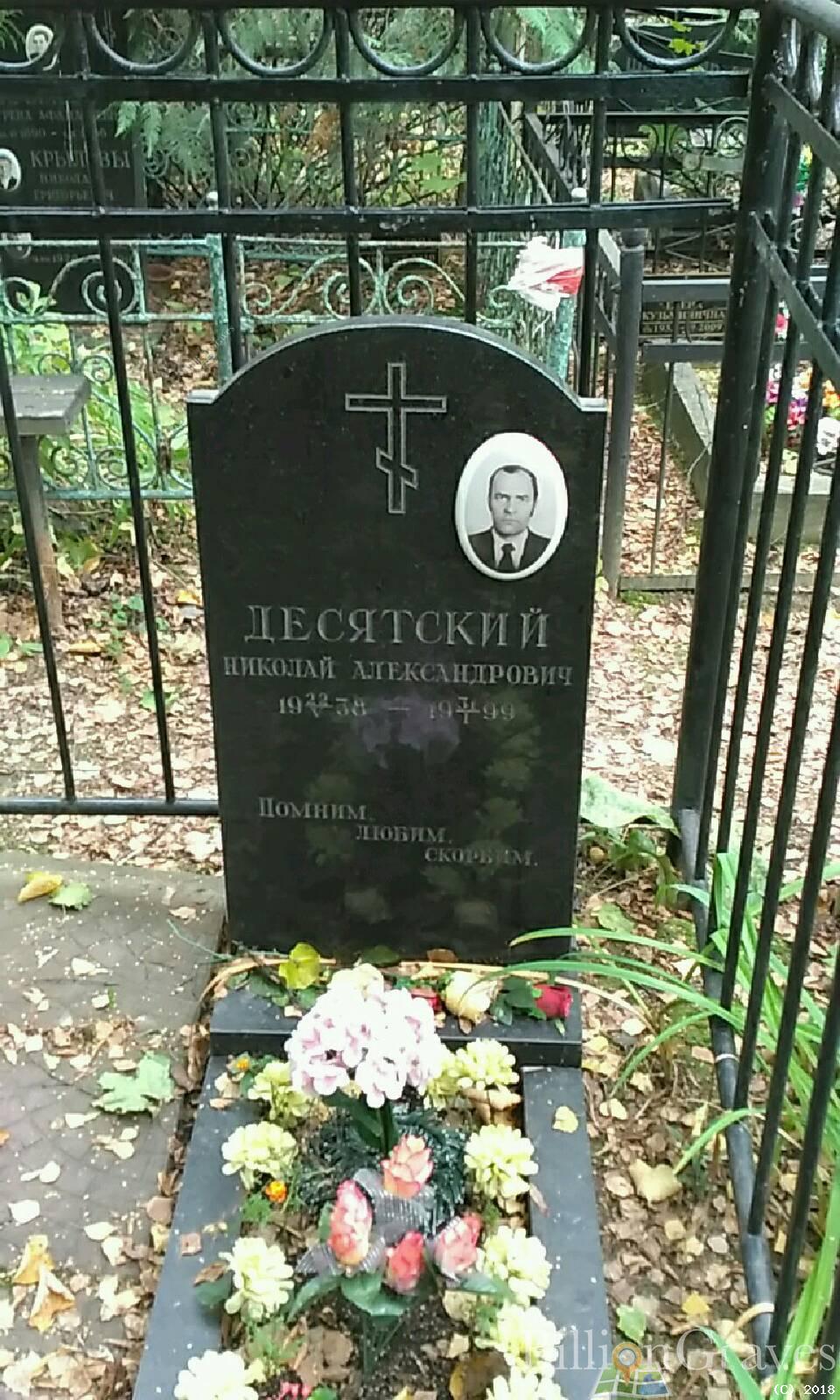 Десятский Ниолай Александрович