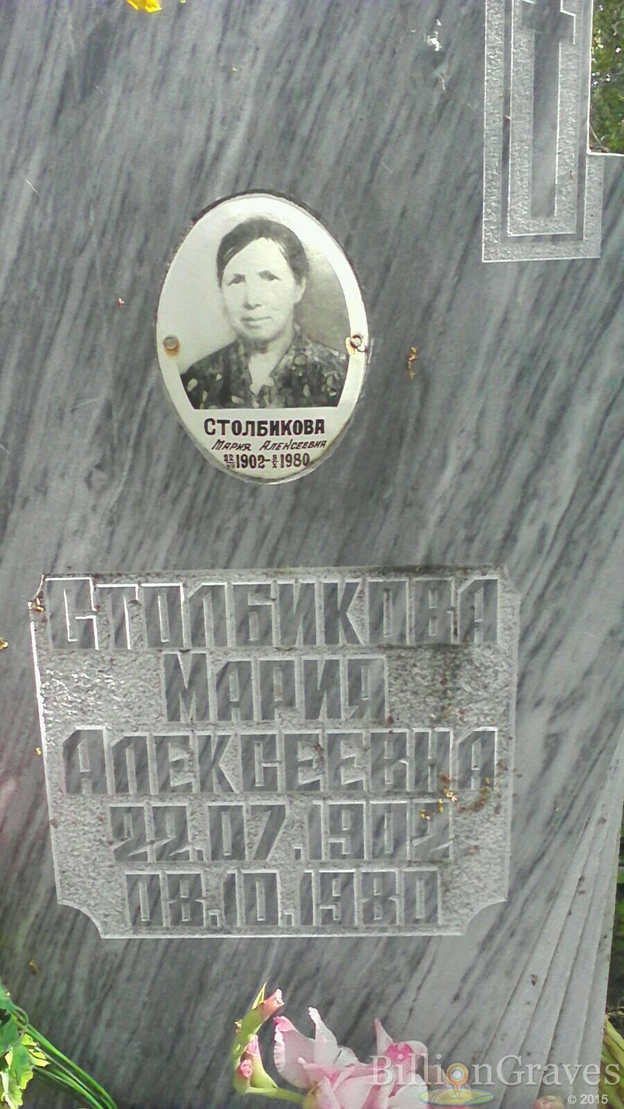 Стобикова Мария Алексеевна