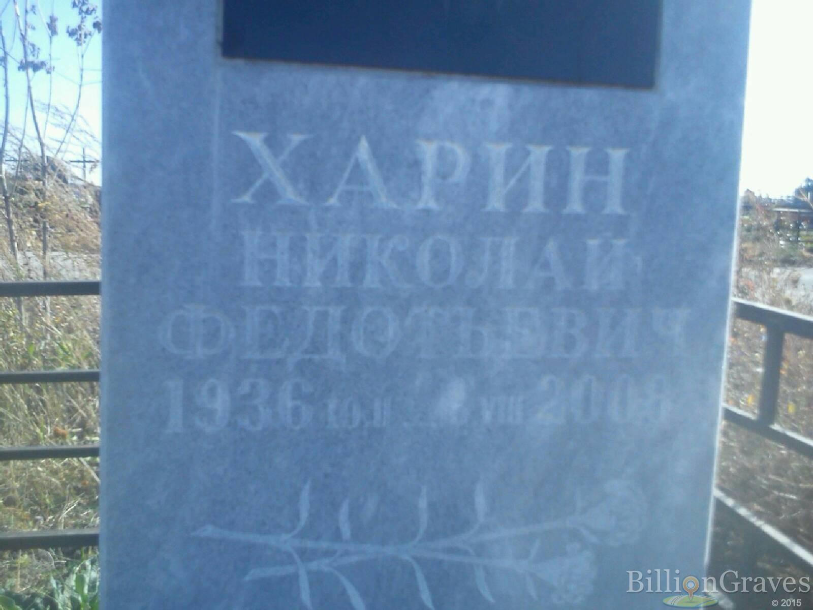 Харин Николай Федотьевич