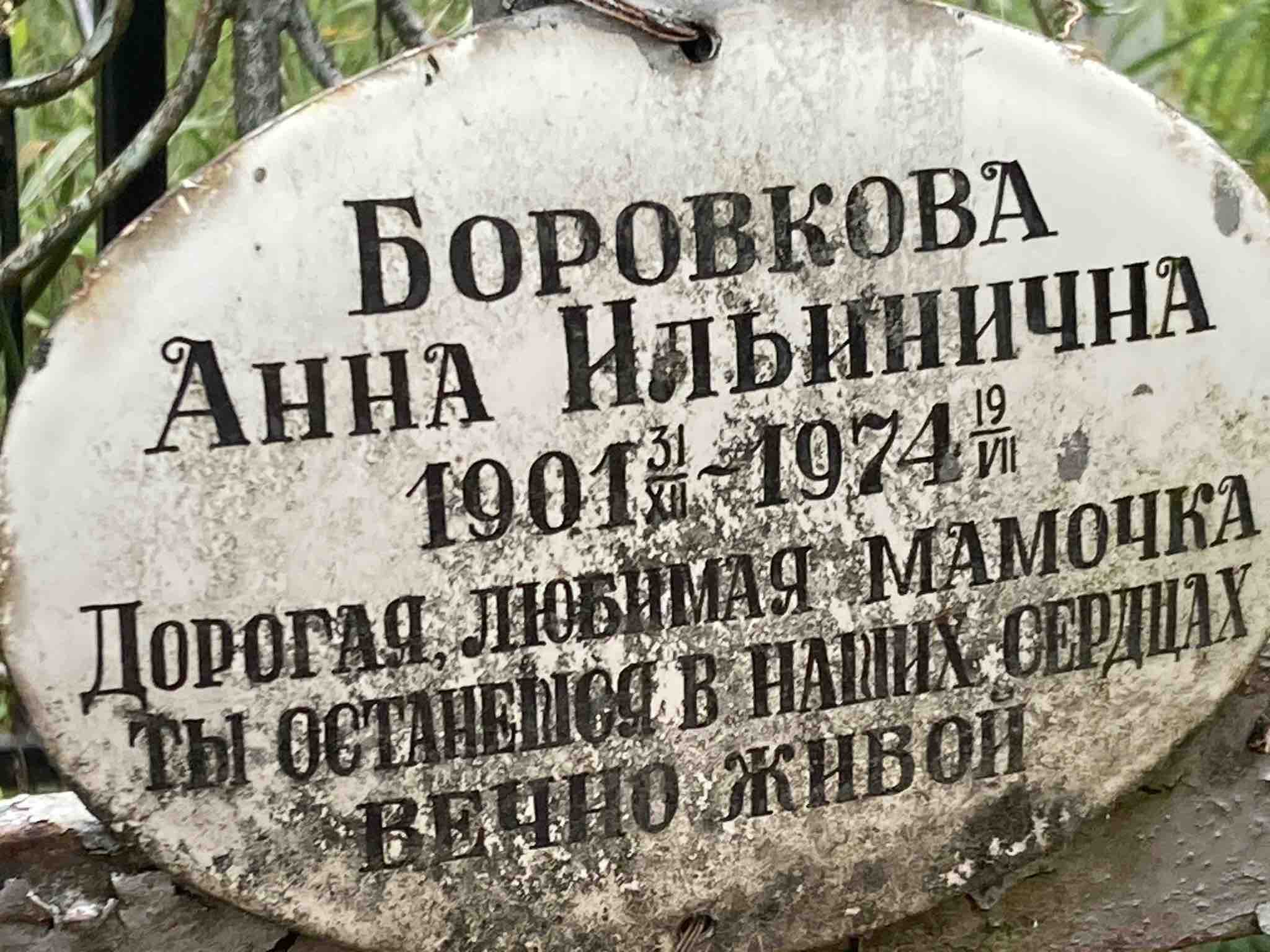 Боровкова Анна Ильинична