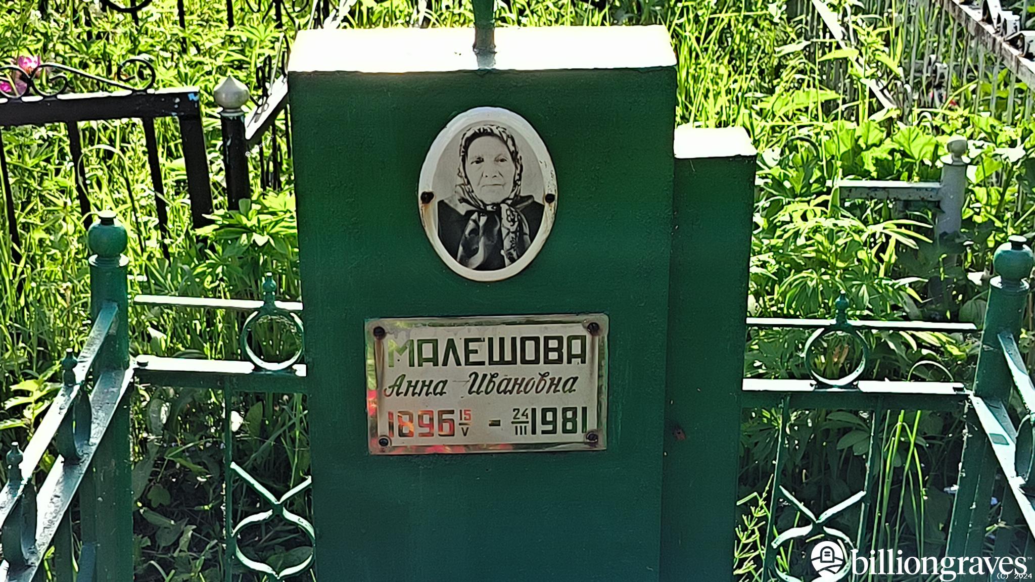 Малешова Анна Ивановна