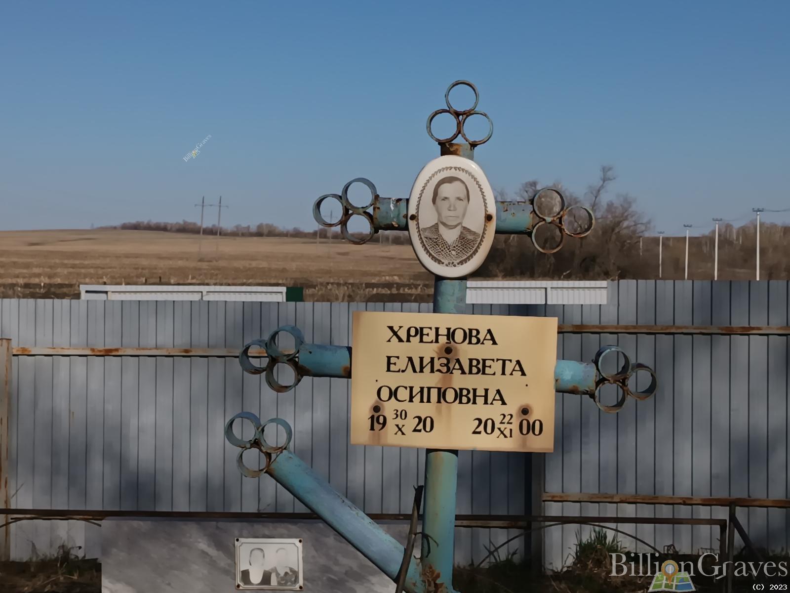 Хренова Елизавета Осиповна