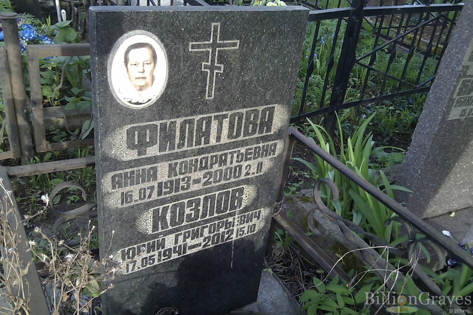 Филатова Анна Кондратьевна