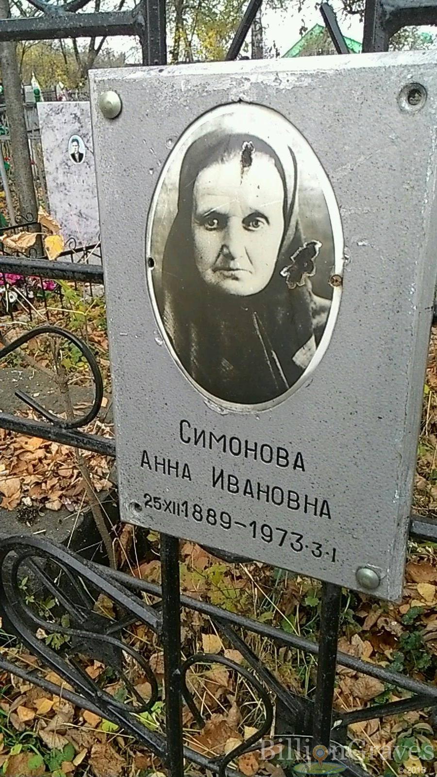 Симонова Анна Ивановна
