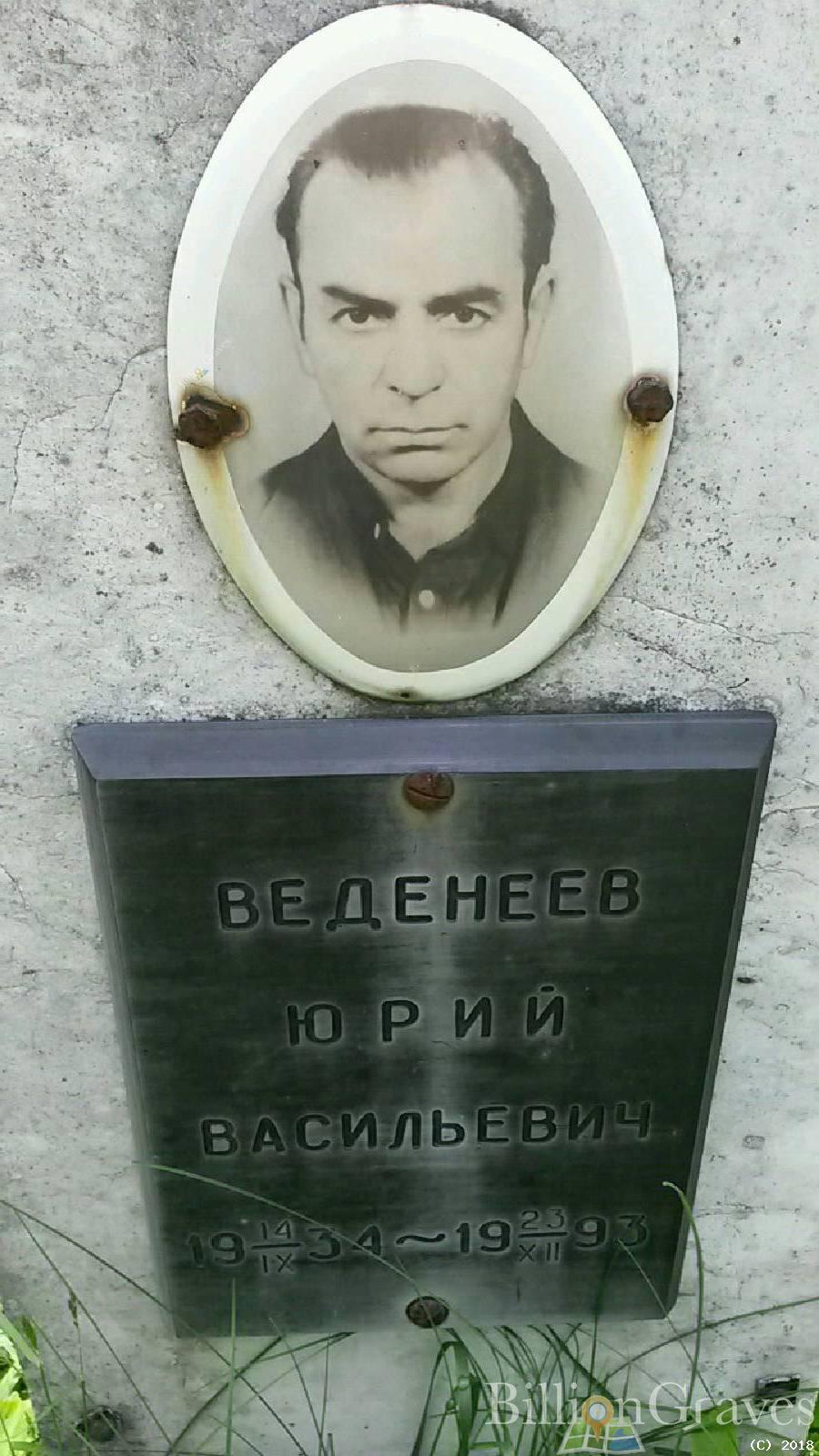 Веденеев Юрий Васильевич