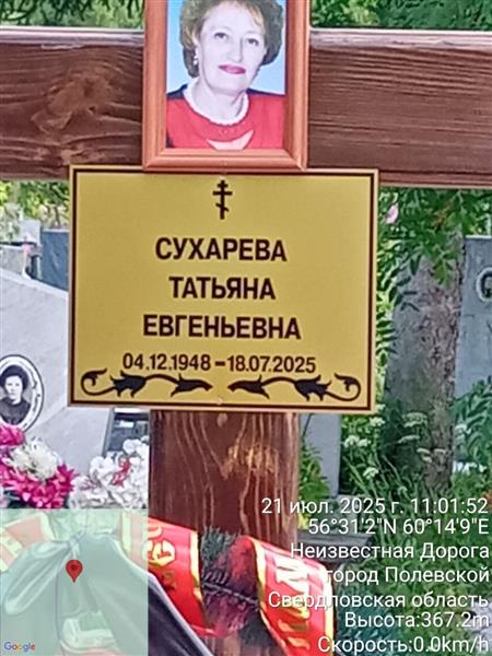 Сухарева Татьяна Евгеньевна