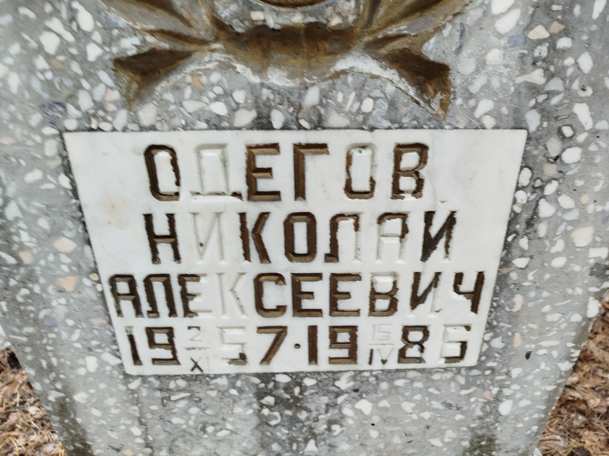 Одегов Николай Алексеевич