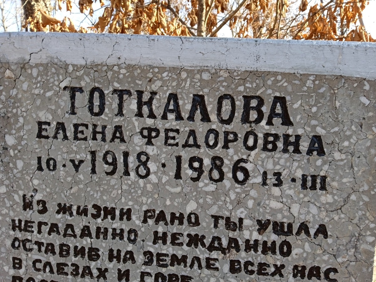 Тоткалова Елена Федоровна